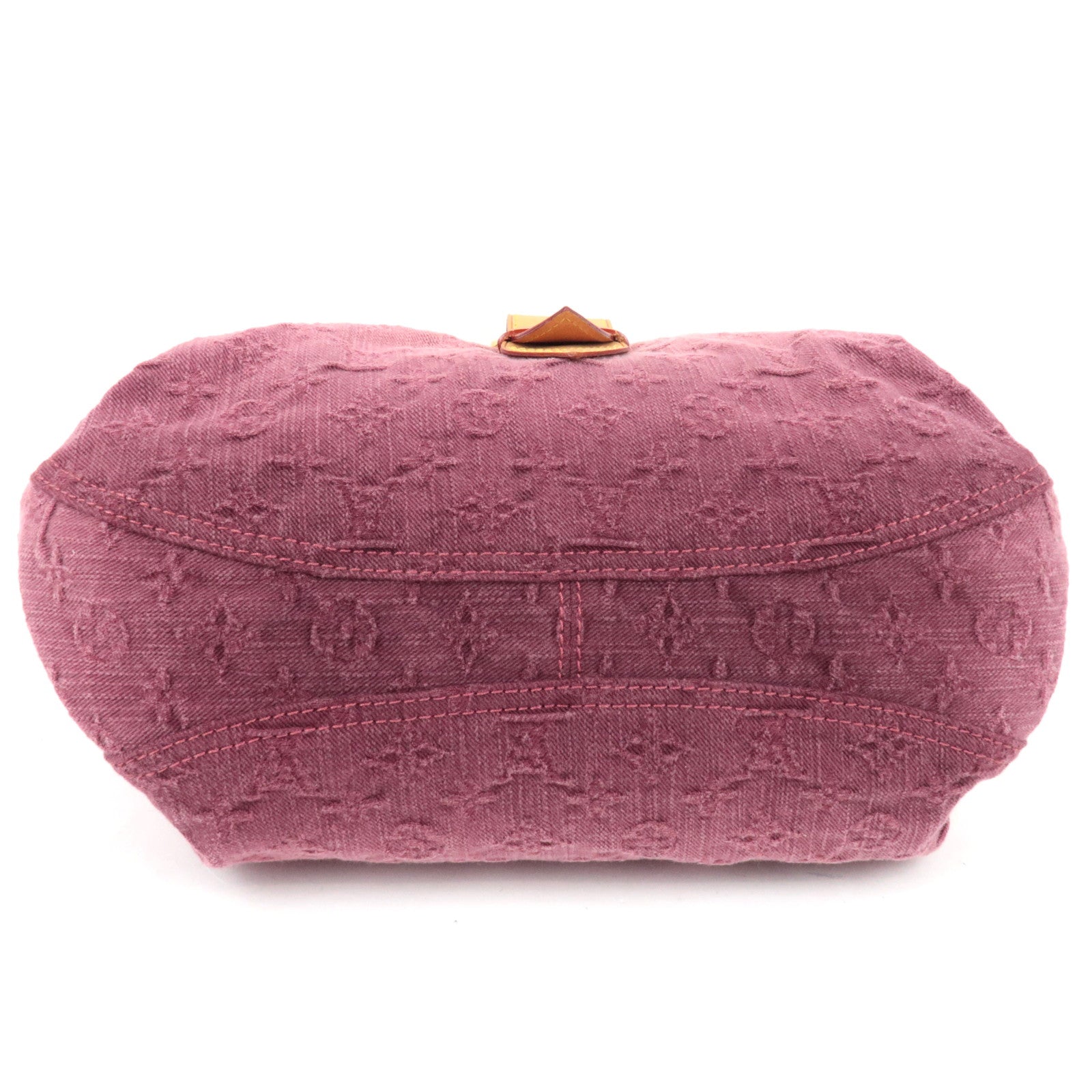 Louis Vuitton Monogram Denim Sunray Shoulder Bag Rouge Fauviste M40417 TR3150