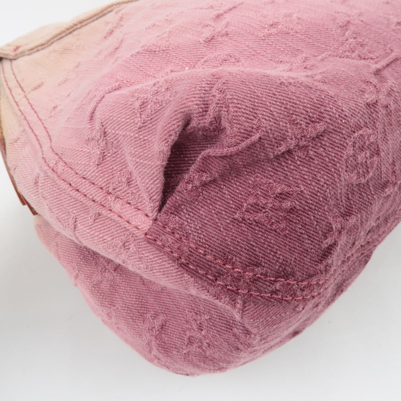 Louis Vuitton Monogram Denim Sunray Shoulder Bag Rouge Fauviste M40417 TR3150