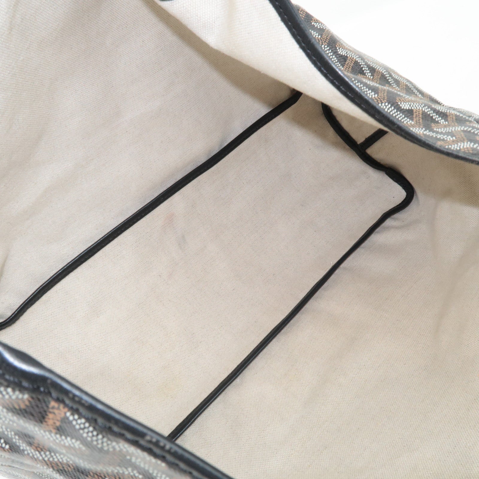 GOYARD Saint Louis PM Tote Bag PVC Leather Black *Dust bag, Pouch