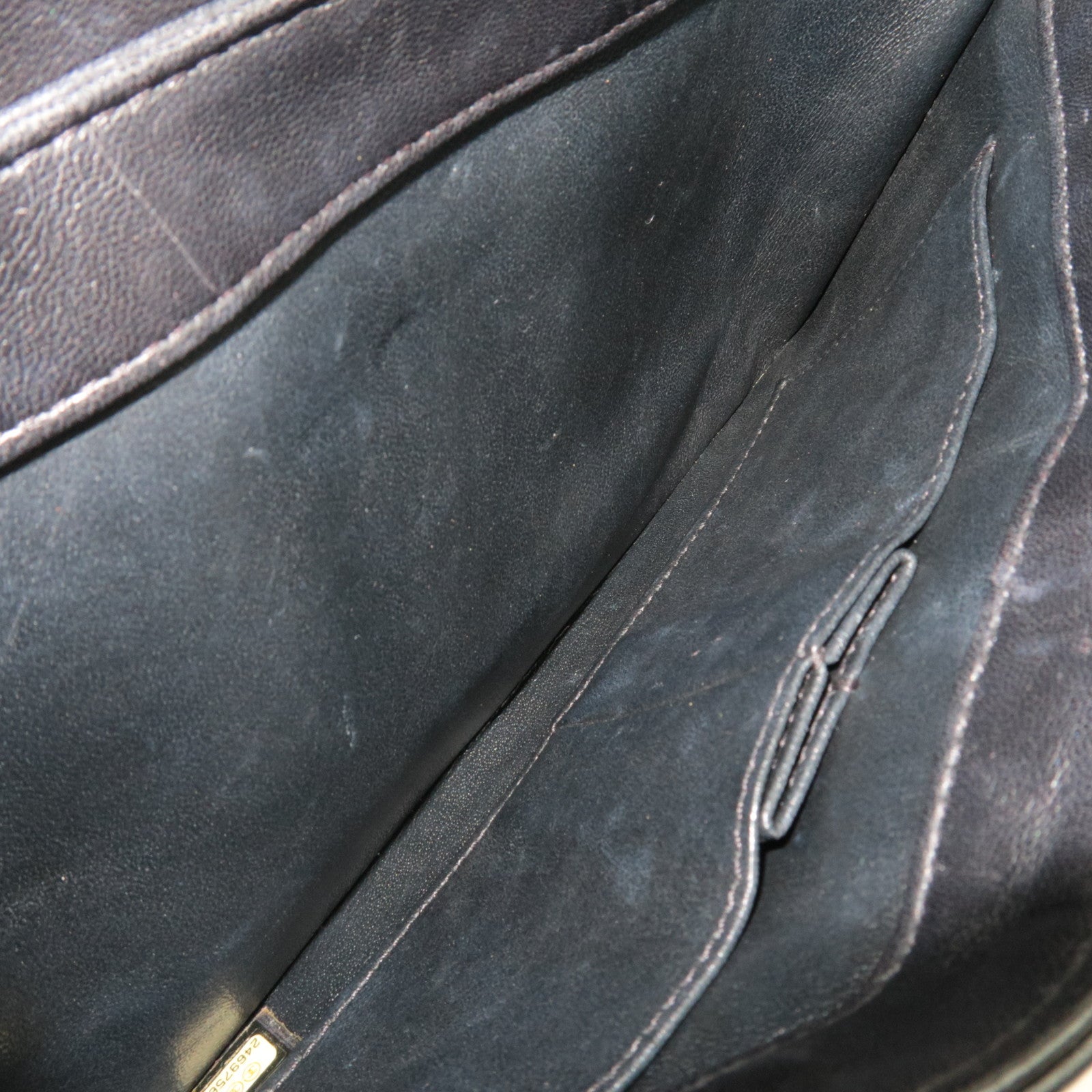 CHANEL Trendy CC Matelasse Chain Shoulder Bag Leather Black Gold HDW 24697567