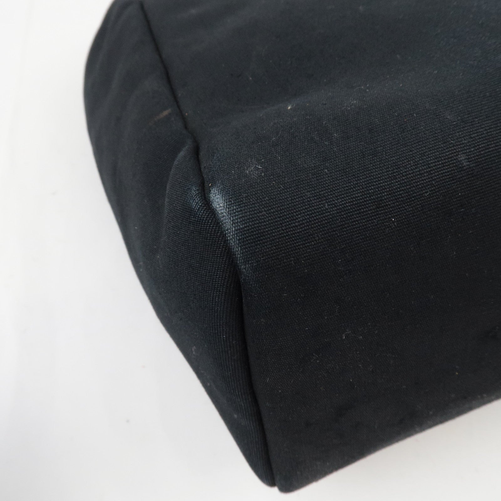 HERMES Her Bag 2Way Shoulder Bag □C Stamp (1999) Toile H Leather Black *Spare bag, Lock