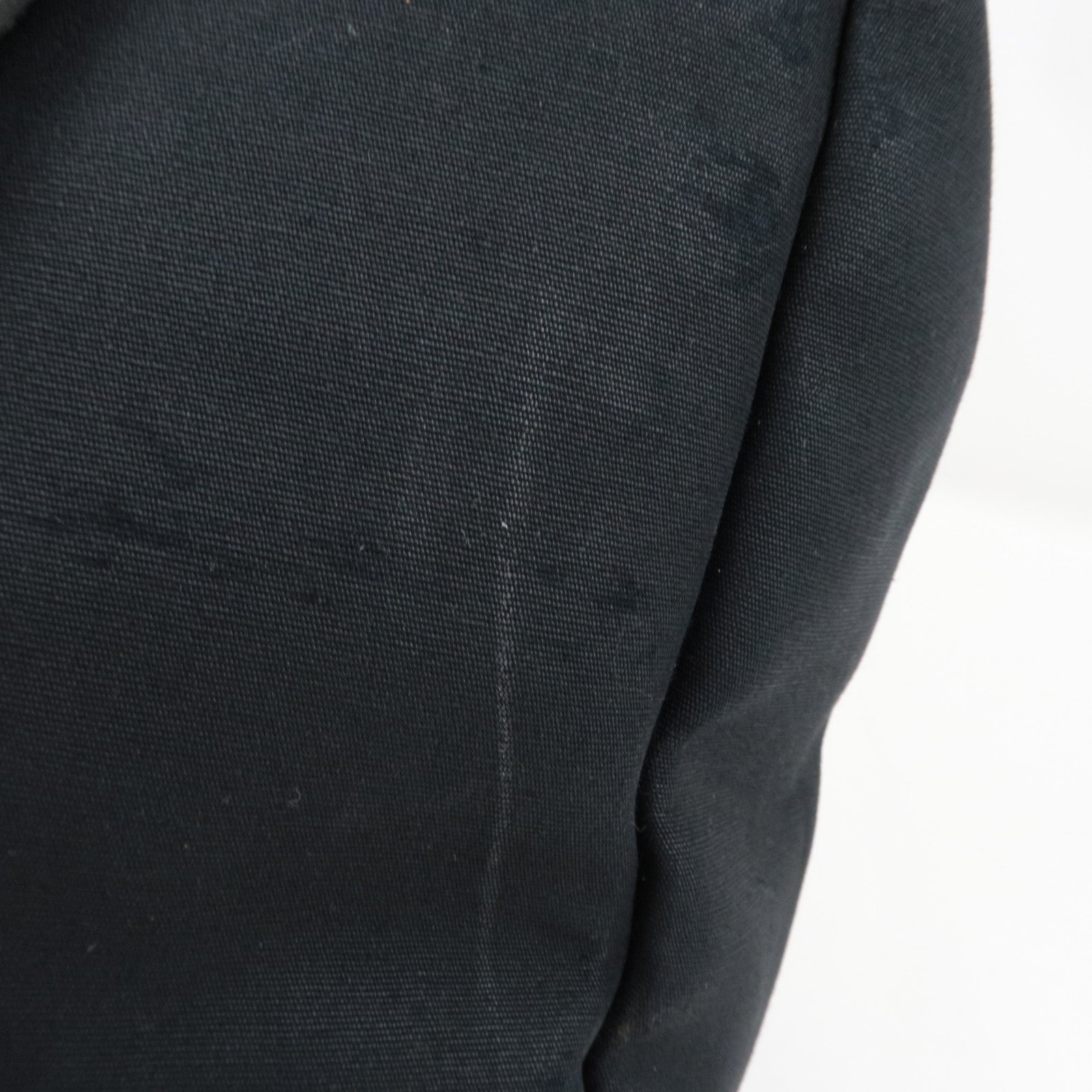 HERMES Her Bag 2Way Hand Bag □E Stamp (2001) Toile H Leather Black Silver HDW *Dust bag, Spare bag, Key Lock, Clochette