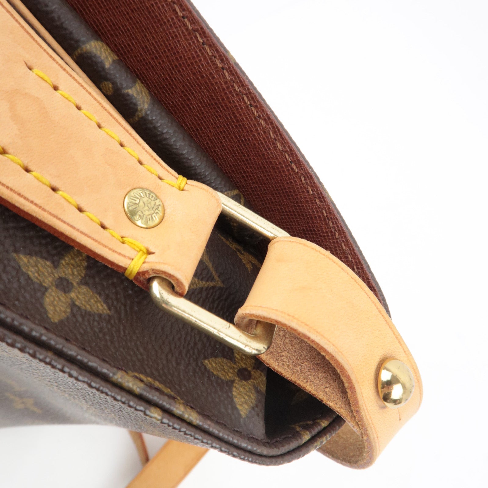 Louis Vuitton Monogram Cartouchiere GM Shoulder Bag M51252 SL0090