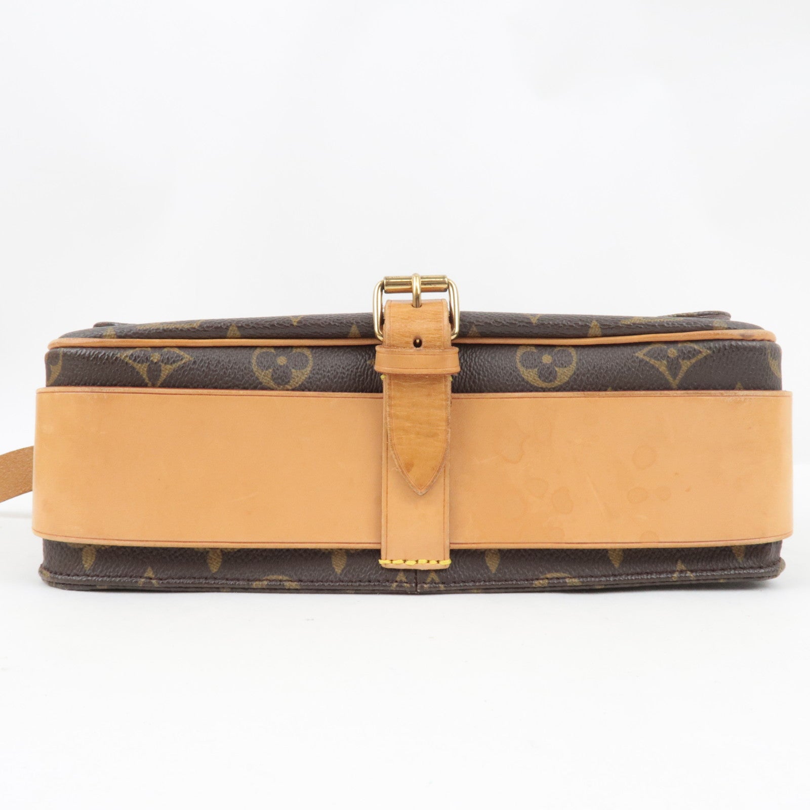 Louis Vuitton Monogram Cartouchiere GM Shoulder Bag M51252 SL0090