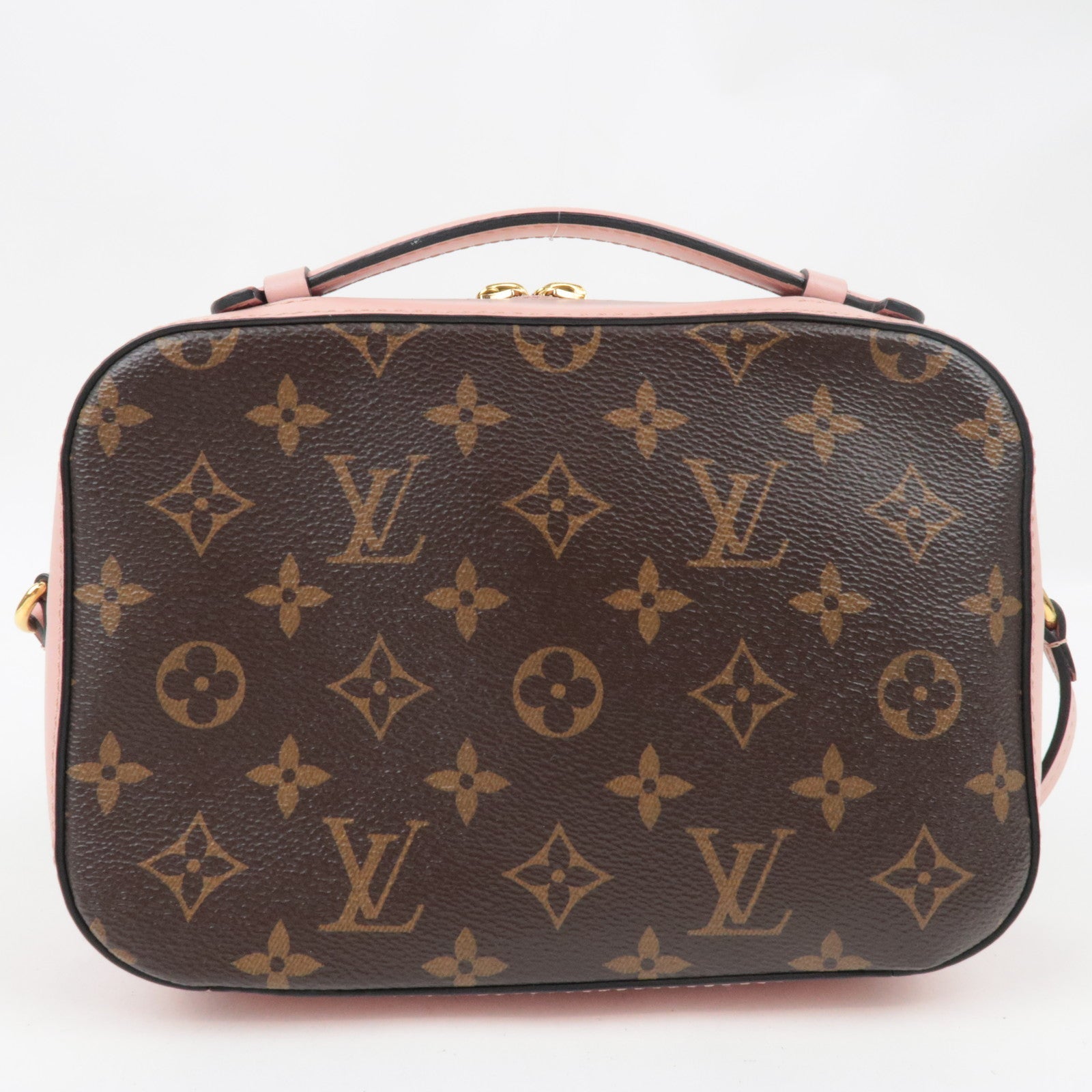 Louis Vuitton Monogram Saintonge Shoulder Bag Rose Poodle M44442 AH2189 *Dust bag