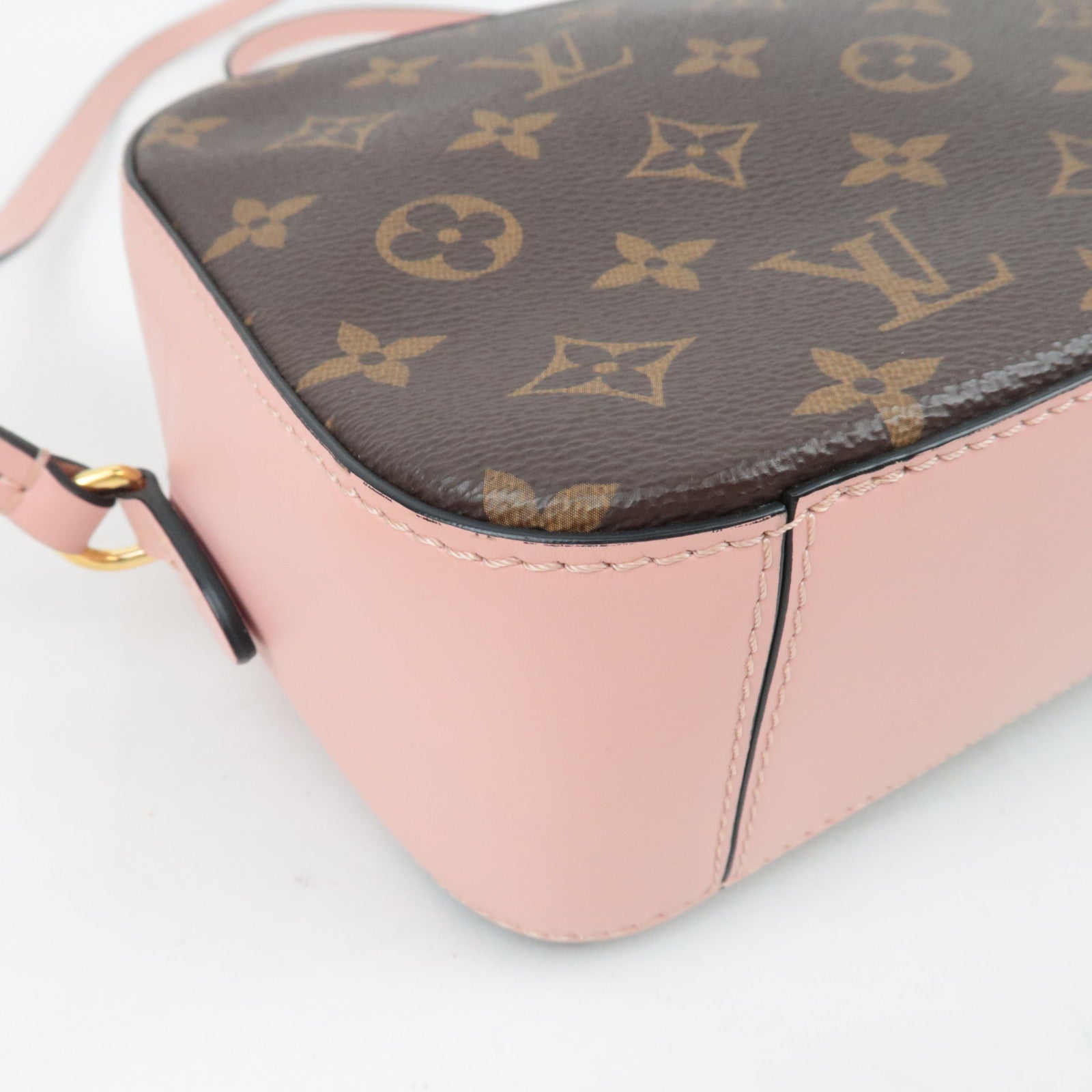 Louis Vuitton Monogram Saintonge Shoulder Bag Rose Poodle M44442 AH2189 *Dust bag