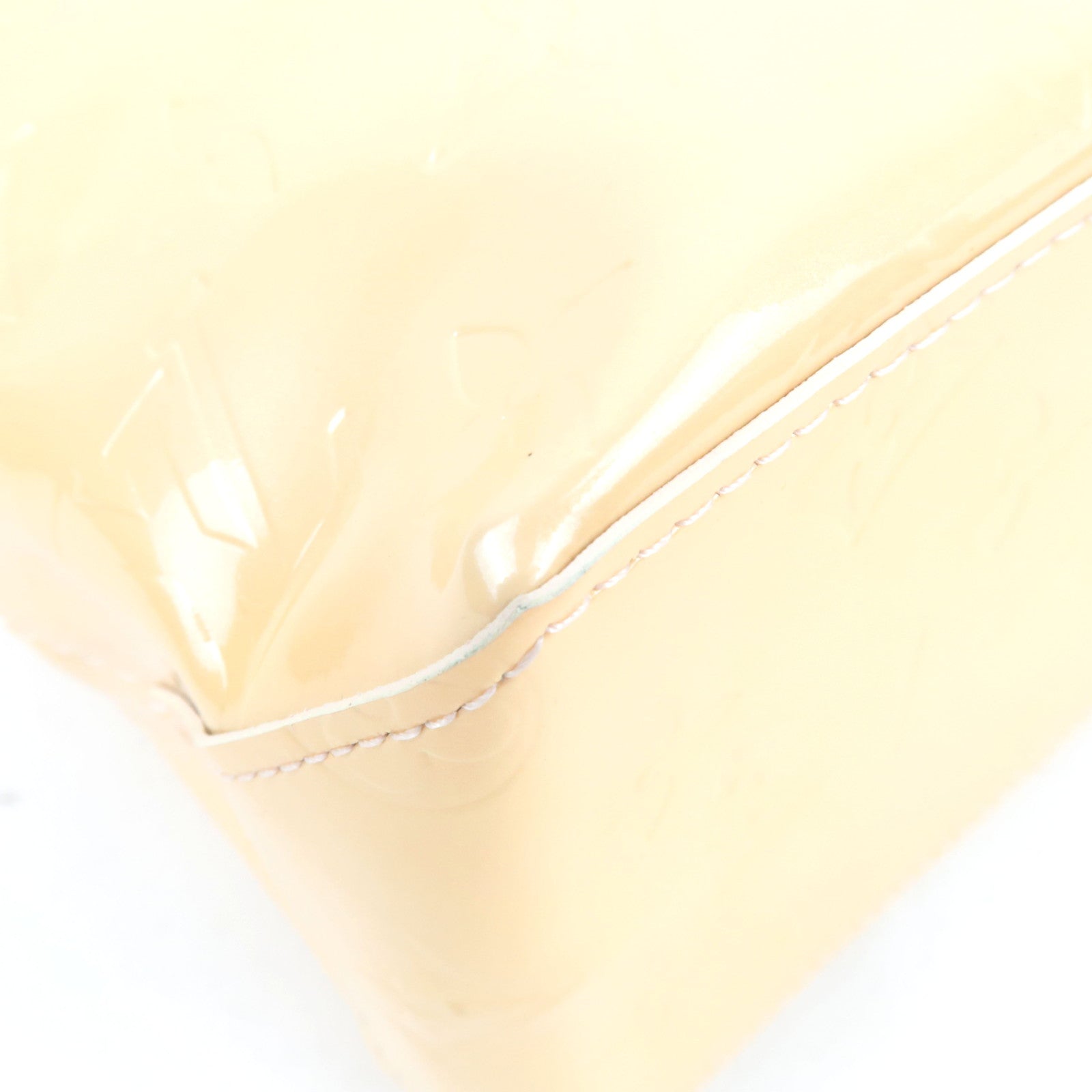 Louis Vuitton Monogram Vernis Reade PM Hand Bag Marshmallow Pink M91306 MI0064 *Dust bag