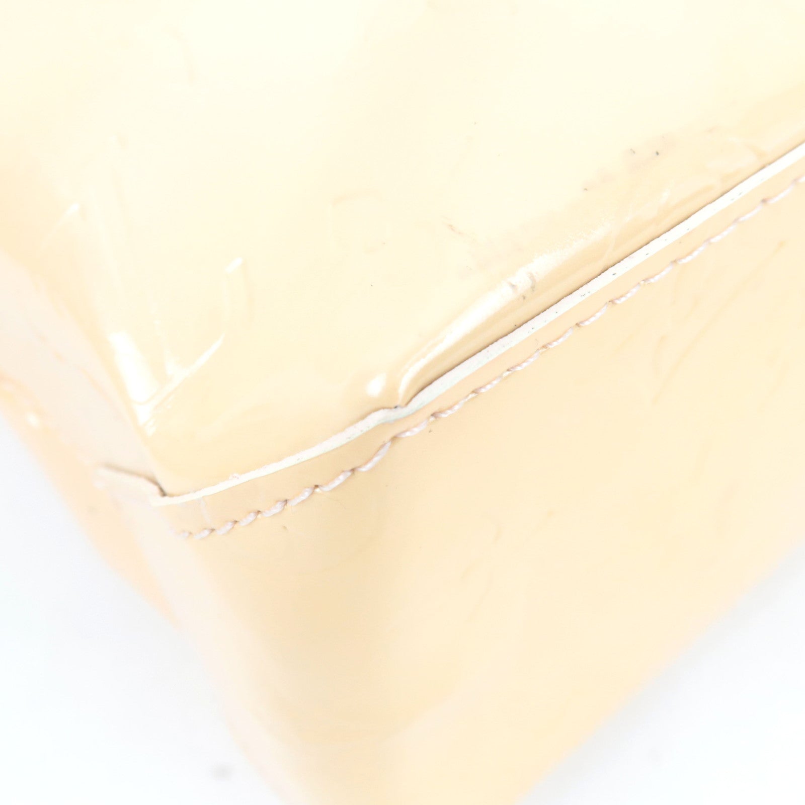 Louis Vuitton Monogram Vernis Reade PM Hand Bag Marshmallow Pink M91306 MI0064 *Dust bag