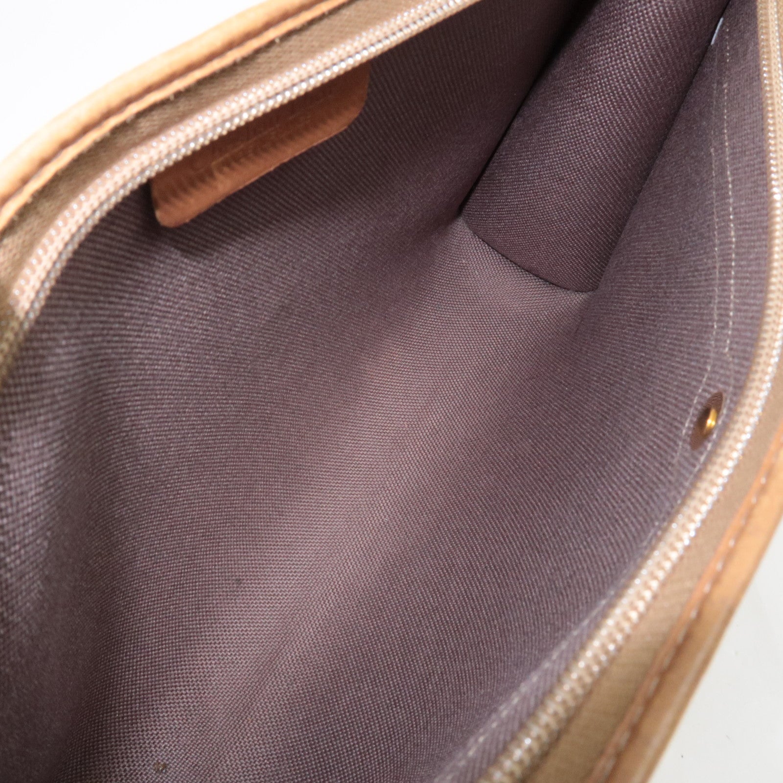 Christian Dior Honeycomb Clutch Bag Pouch PVC Leather Beige