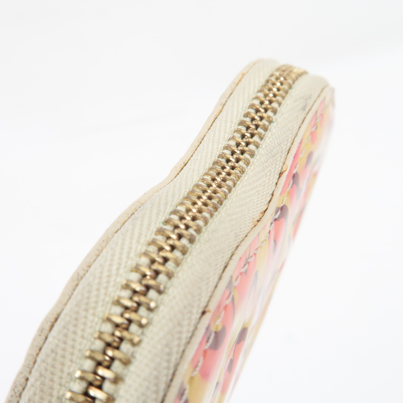 Louis Vuitton Monogram Vernis Leopard Porte Monnaie Coeur Coin Case Broncorail M91473 TS4140