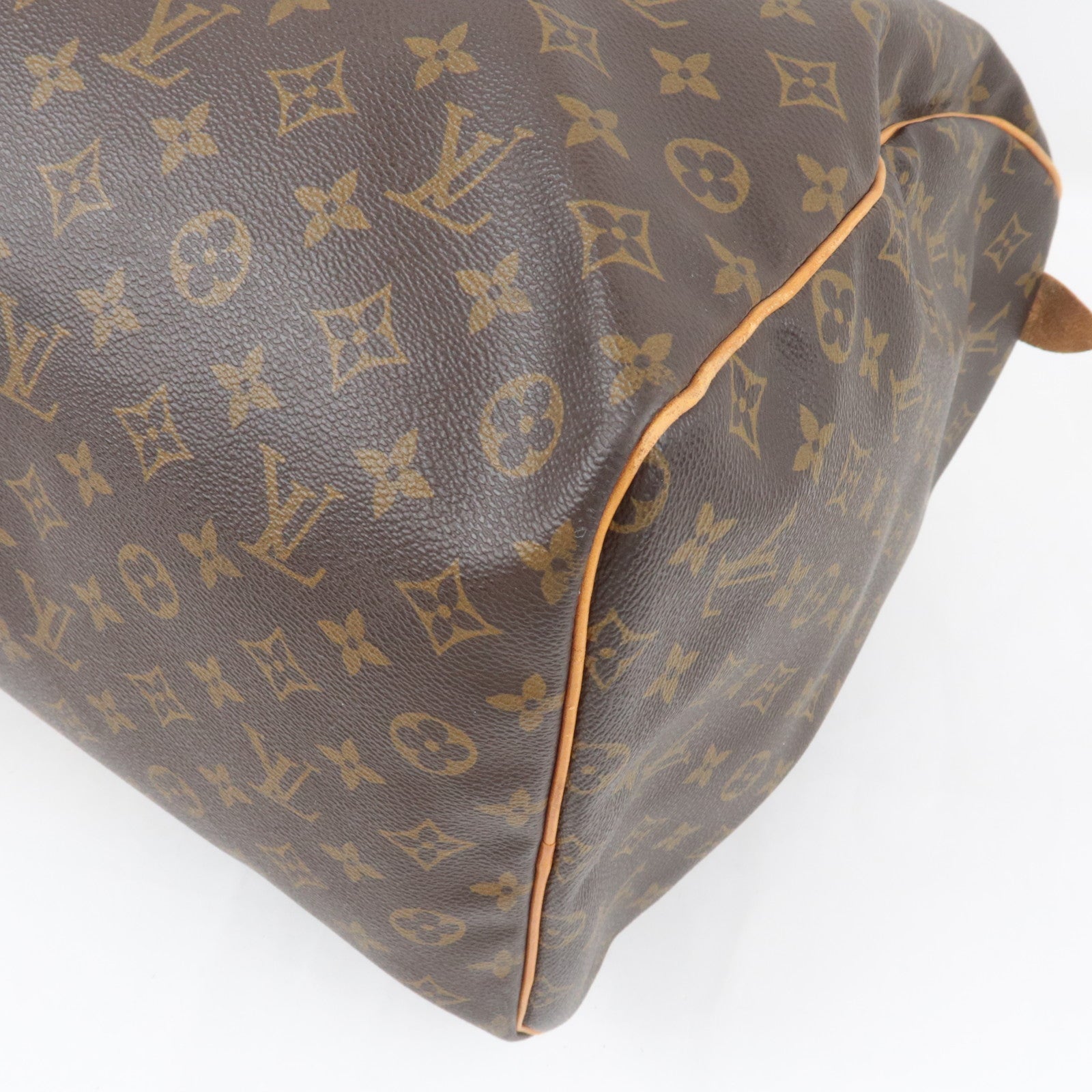 Louis Vuitton Monogram Keepall 60 Tarvel Bag M41422 MI881 *Name tag, Key Lock