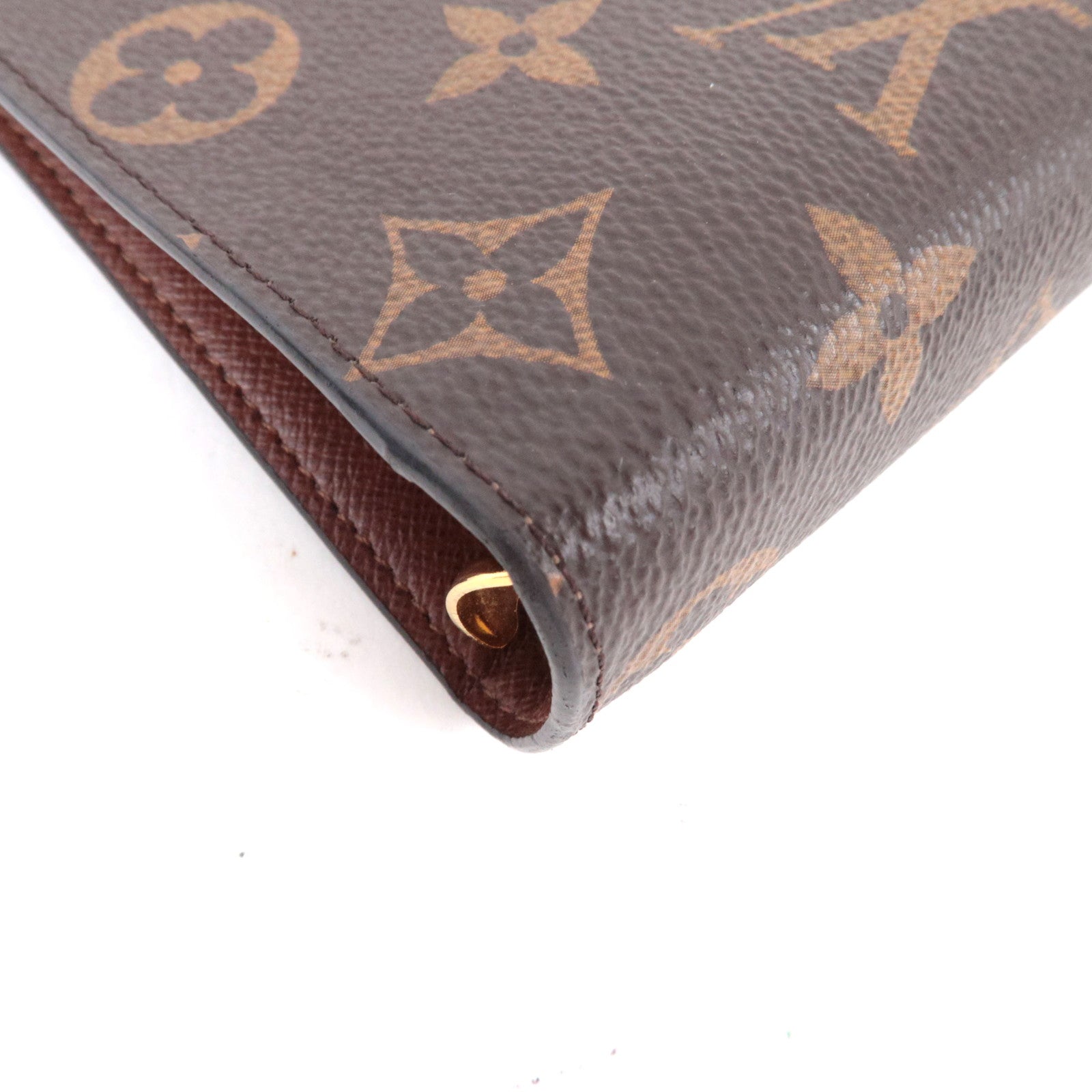 Louis Vuitton Monogram Agenda MM Planner Cover R20105 RFID