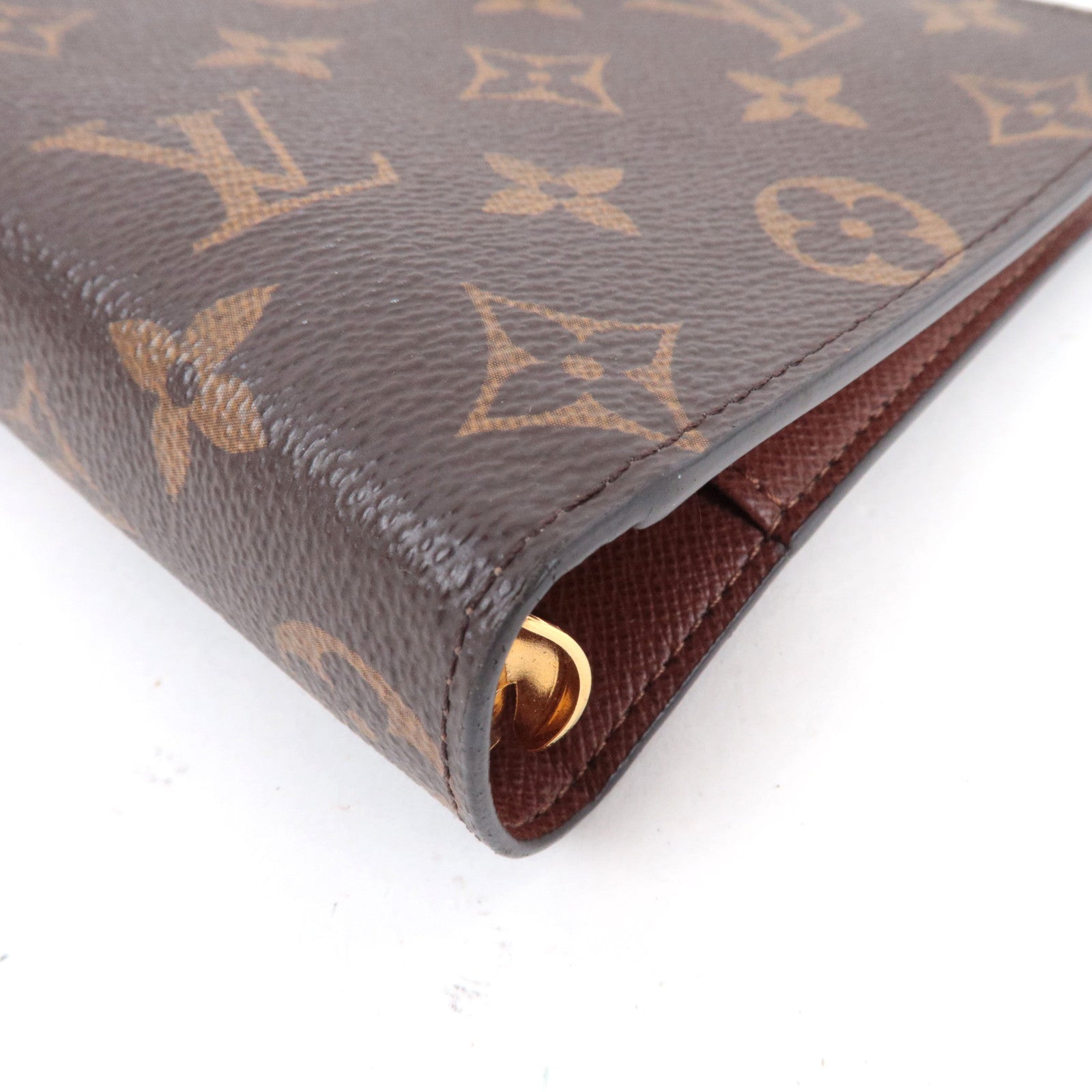 Louis Vuitton Monogram Agenda MM Planner Cover R20105 RFID