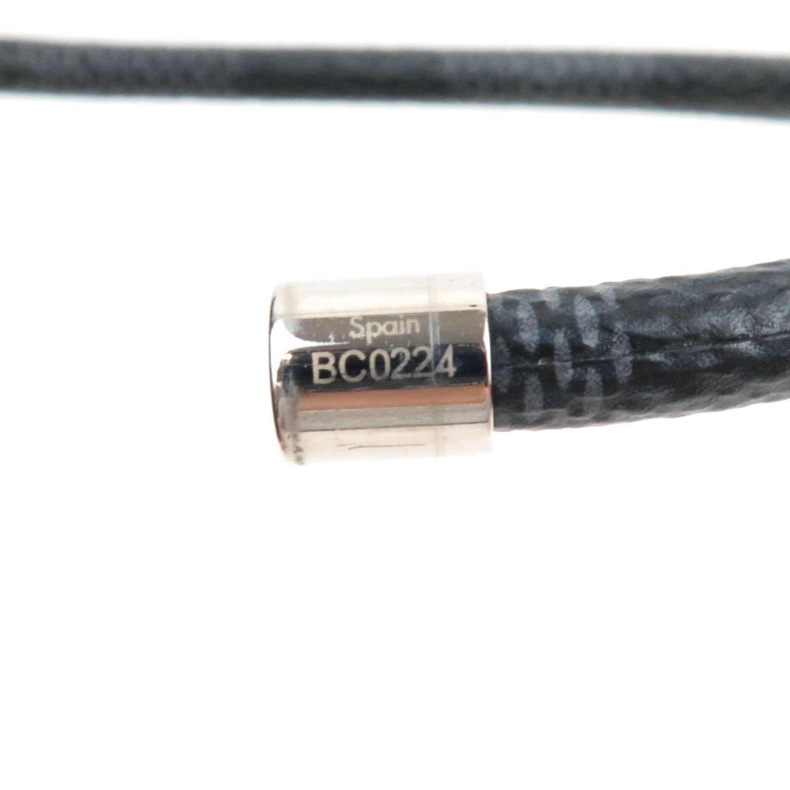 Louis Vuitton Damier Graphite Bracelet Keep It Silver HDW M6140E BC0224 *Box, Dust bag