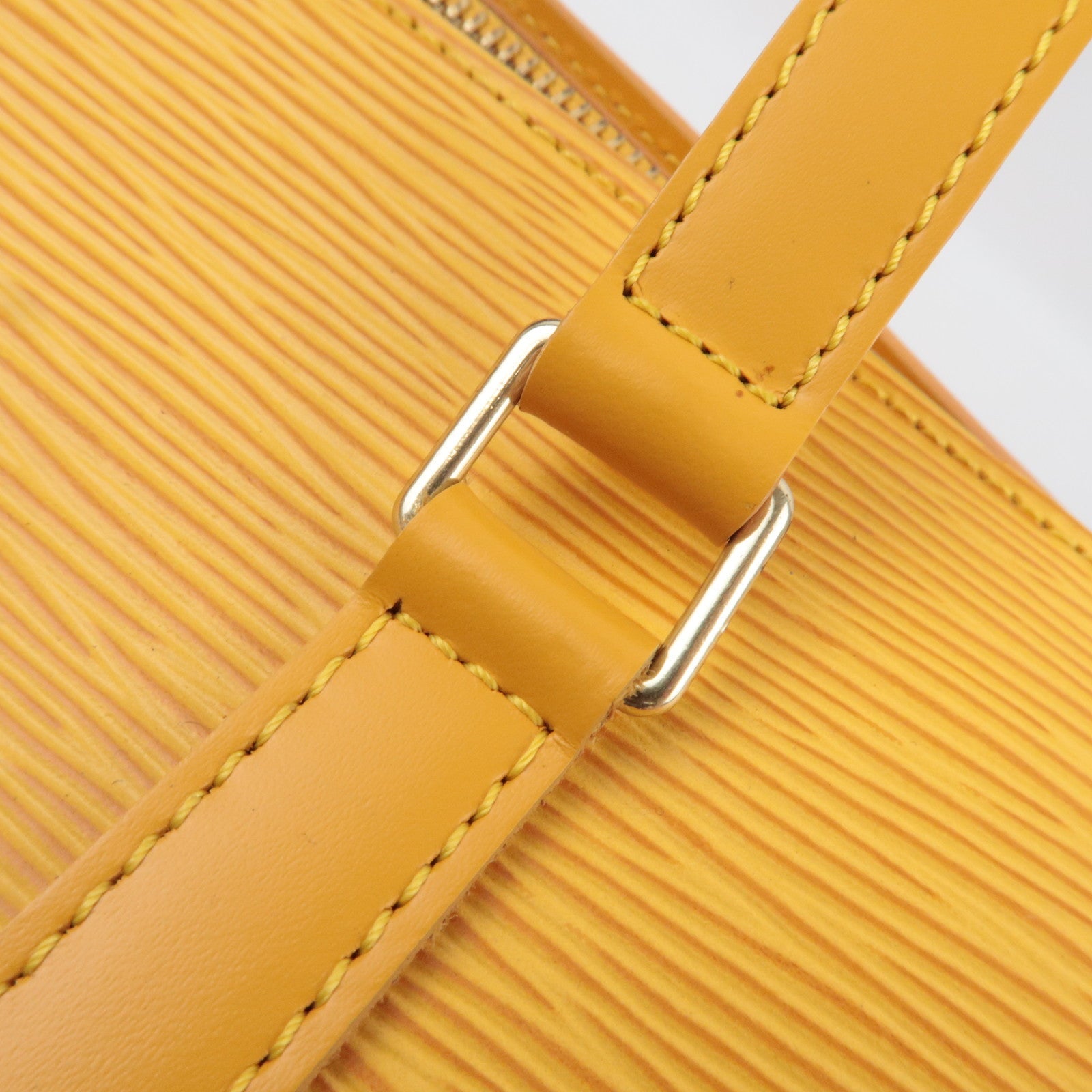 Louis Vuitton Epi Soufflot Hand Bag Tassili Yellow M52229 MI0959 *Dust bag, Pouch