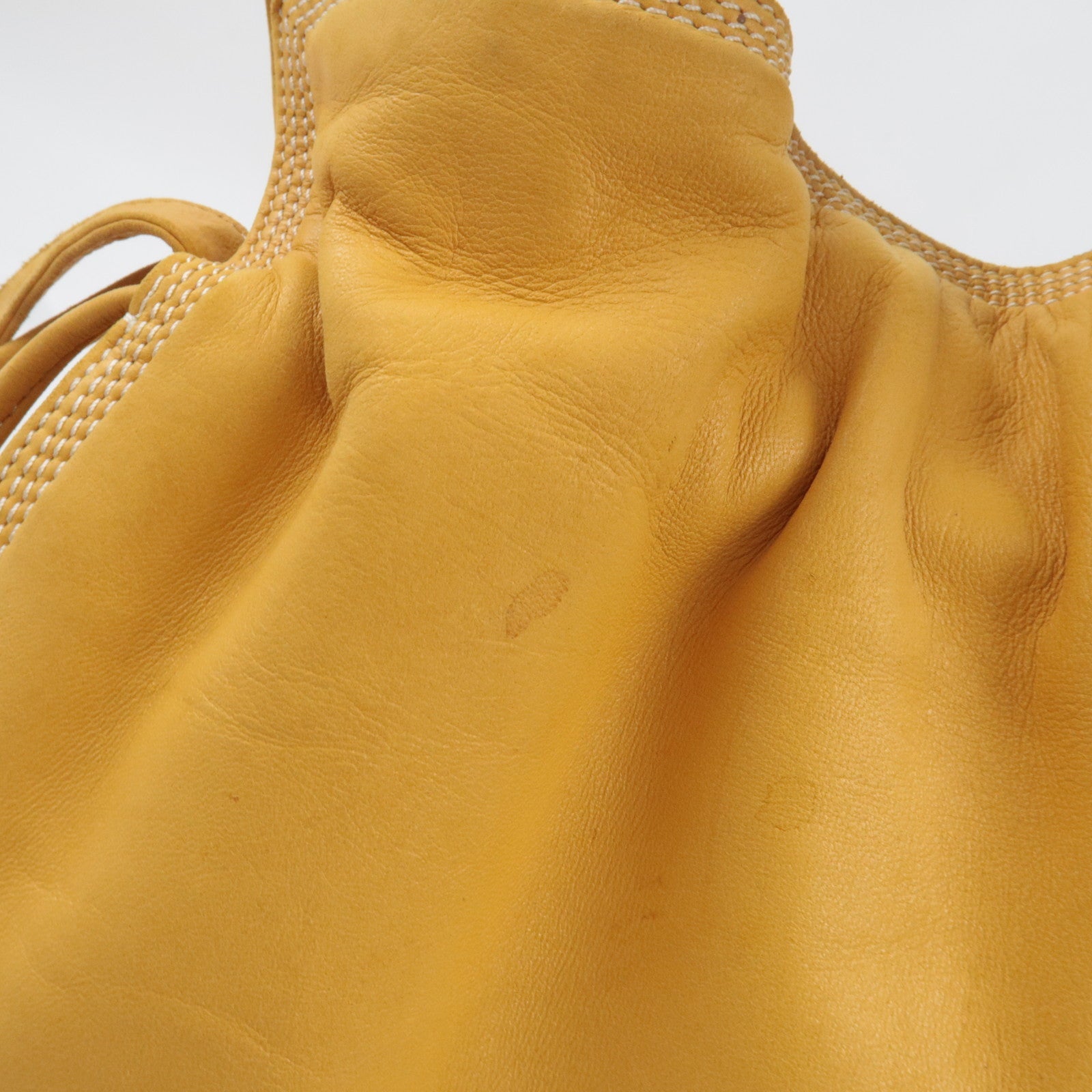 LOEWE Anagram Flamenco Shoulder Bag Nappa Leather Mustard *Dust bag