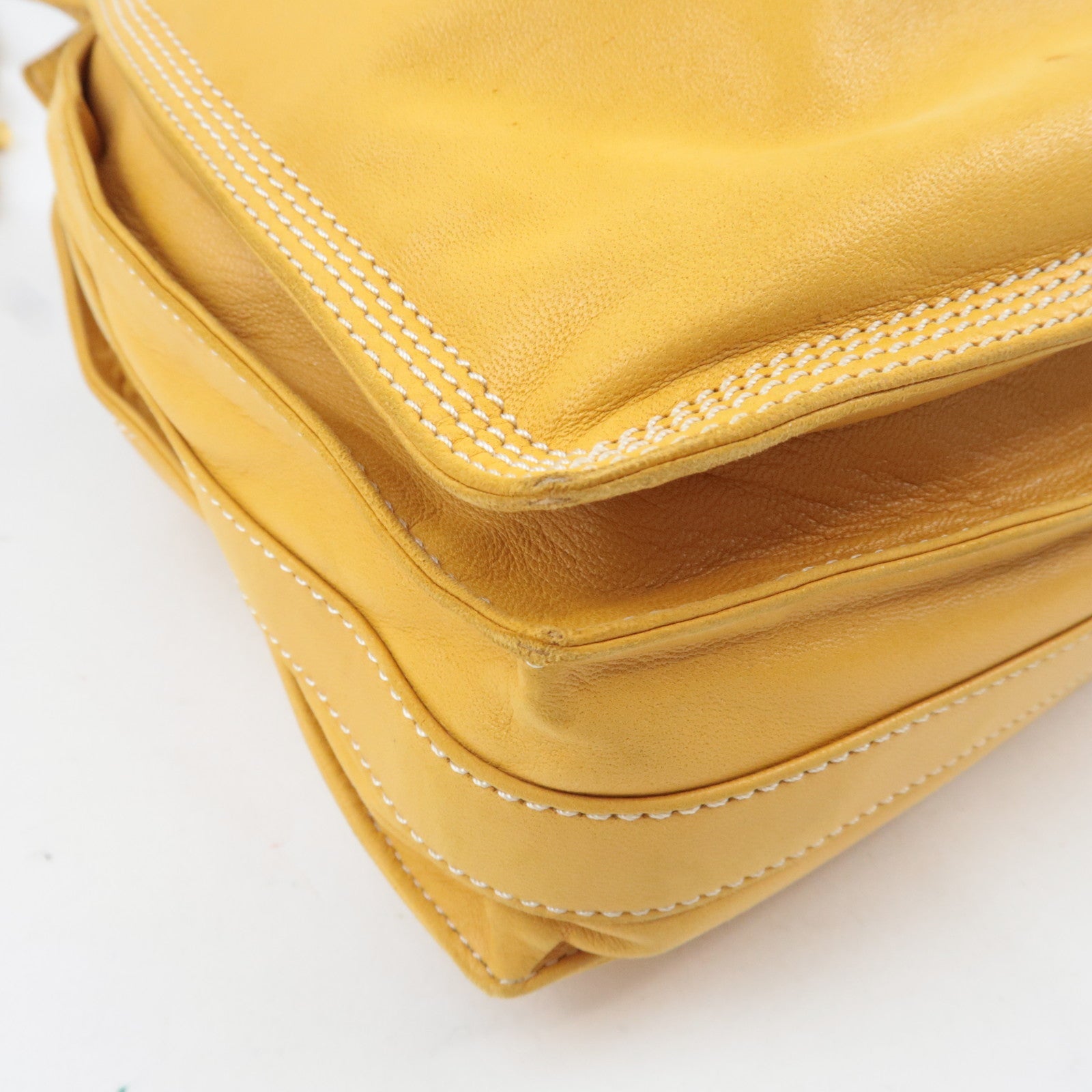 LOEWE Anagram Flamenco Shoulder Bag Nappa Leather Mustard *Dust bag