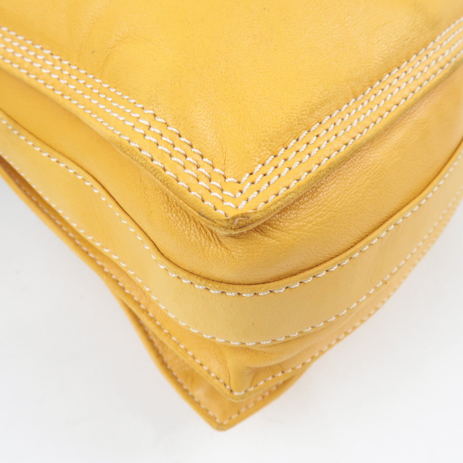 LOEWE Anagram Flamenco Shoulder Bag Nappa Leather Mustard *Dust bag