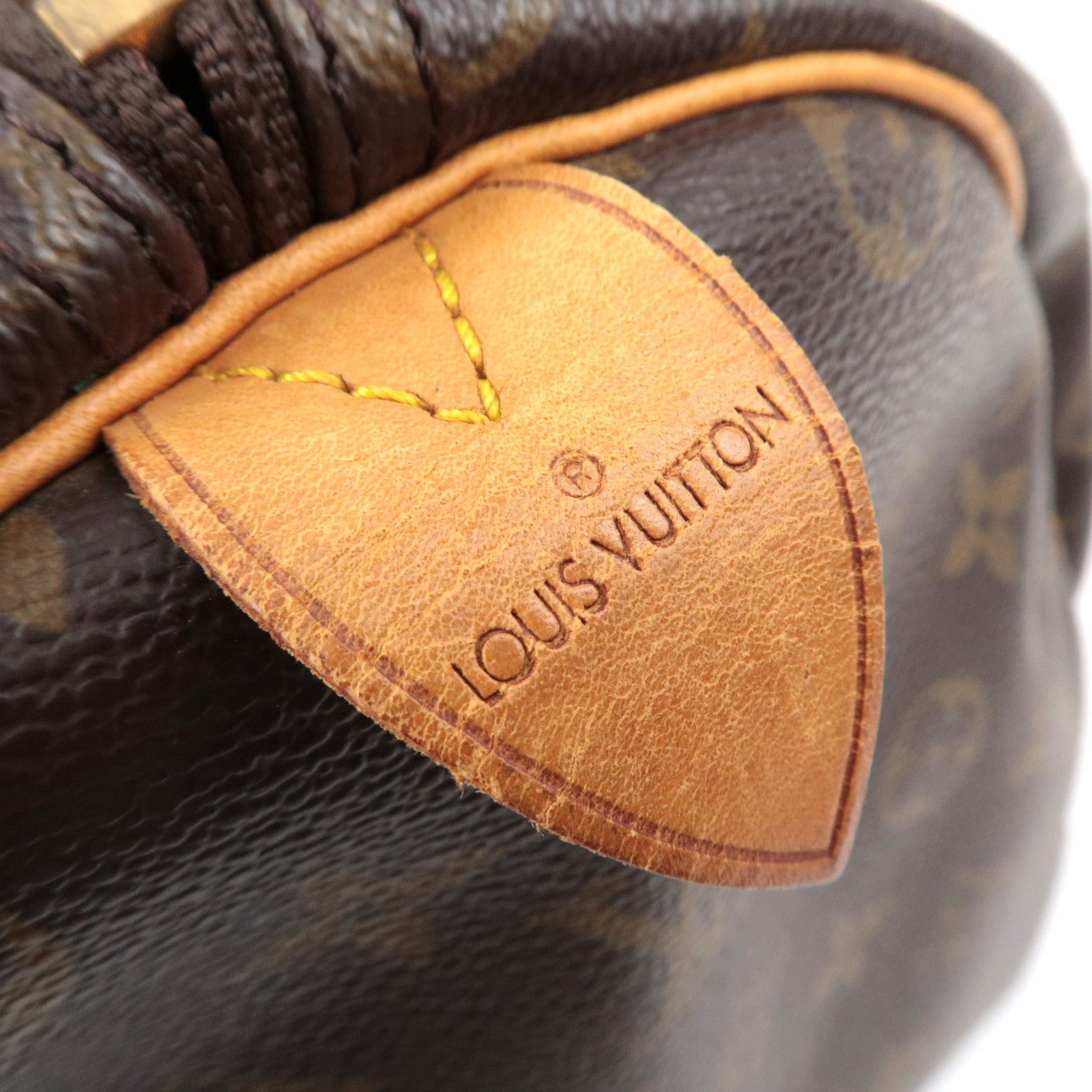 Louis Vuitton Monogram Keepall 50 Travel Bag M41426 MB1920 *Name tag, Poignet