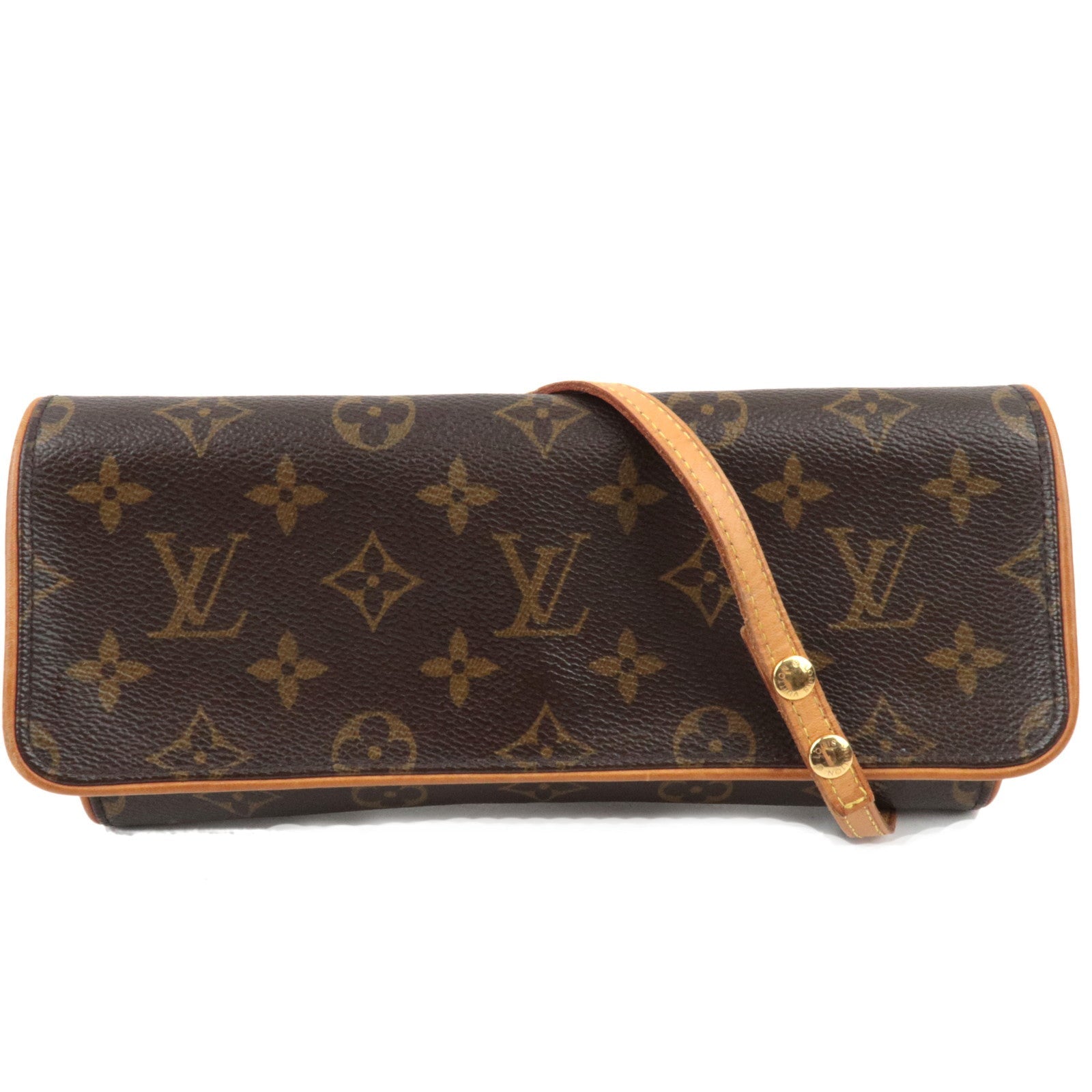 Louis Vuitton Monogram Pochette Twin GM Shoulder bag M51852 CA1004 *Strap78227