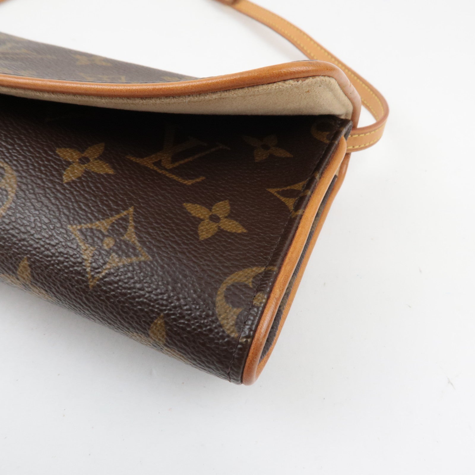 Louis Vuitton Monogram Pochette Twin GM Shoulder bag M51852 CA1004 *Strap