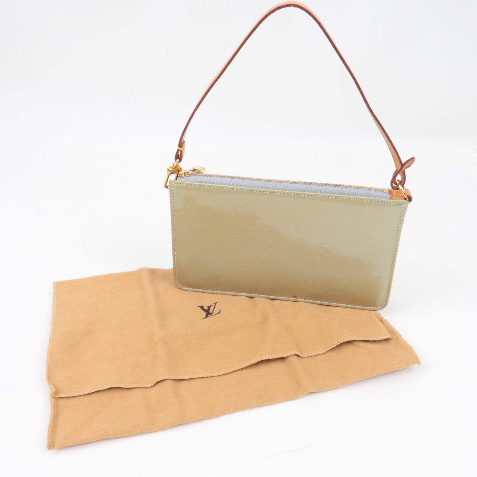 Louis Vuitton Monogram Vernis Lexington Hand Bag Gris M91056 VI0021 *Dust bag