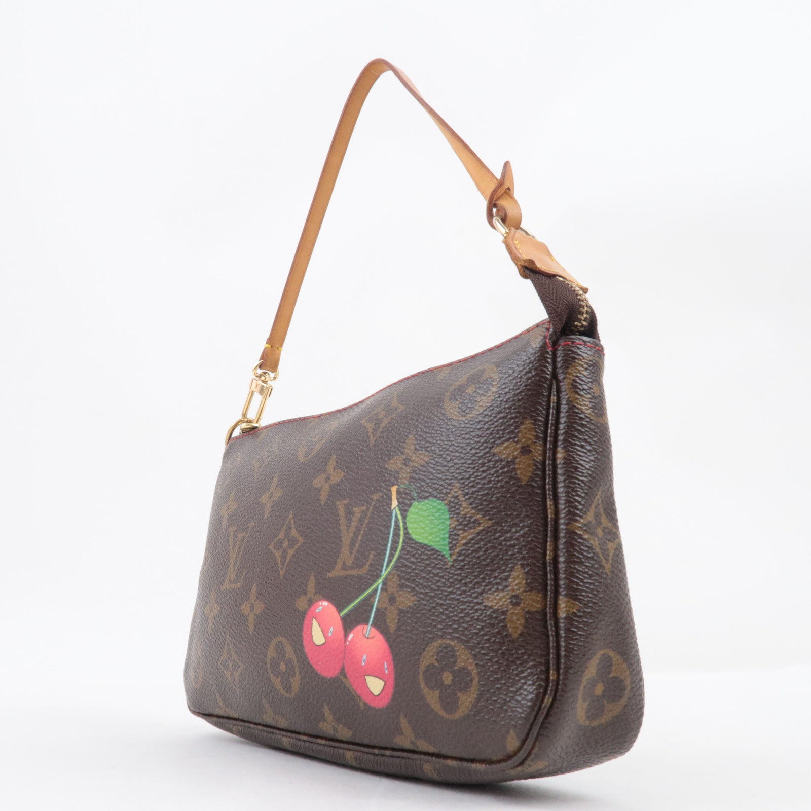 Louis Vuitton Monogram Cherry Pochette Accessoires Hand Bag M95008 TH0015