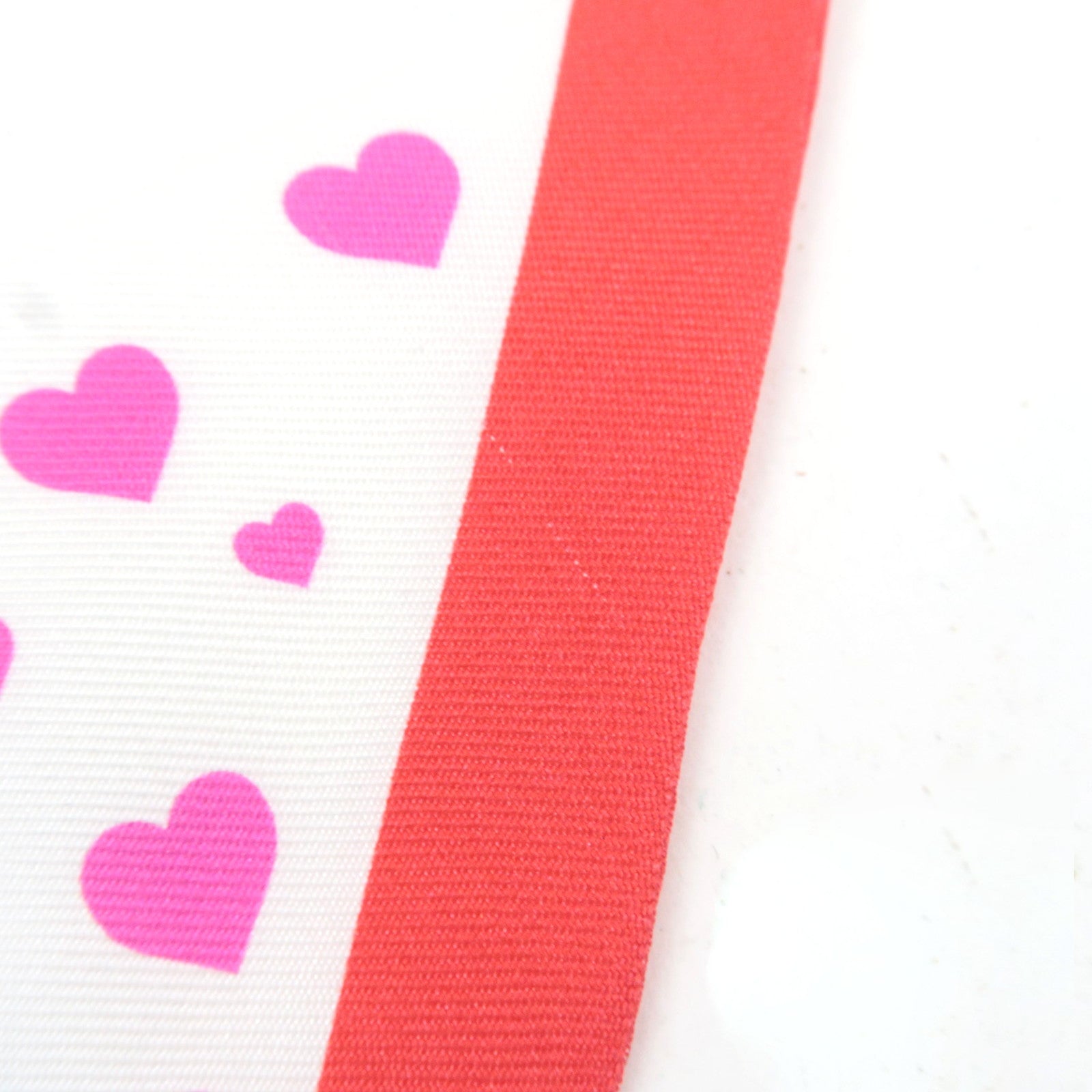 HERMES Twilly 2023AW HERMES Story Scarf Silk 100% White Red