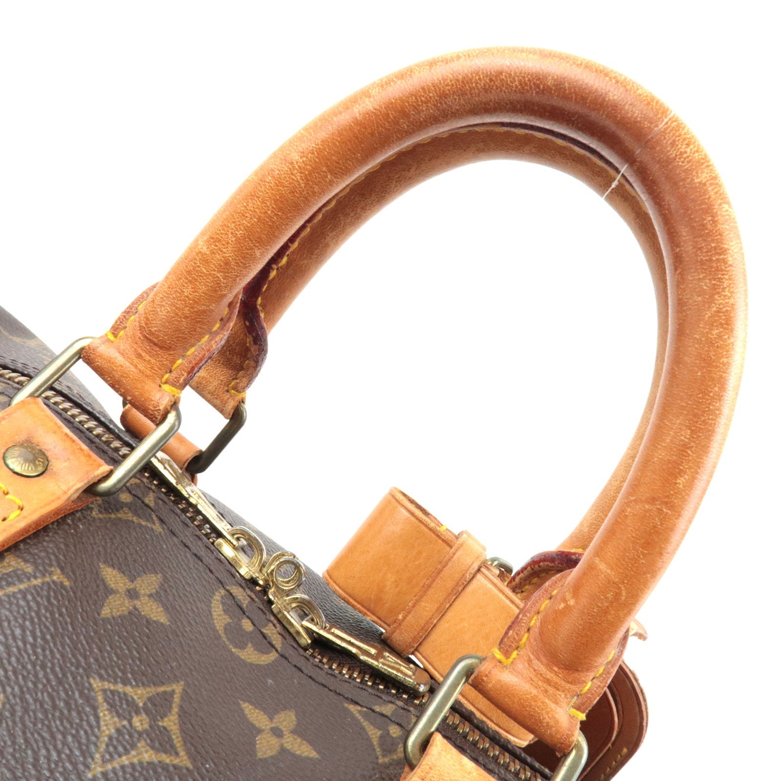 Louis Vuitton Monogram Keepall 45 Travel bag M41428 VI864 *Name tag, Poignet