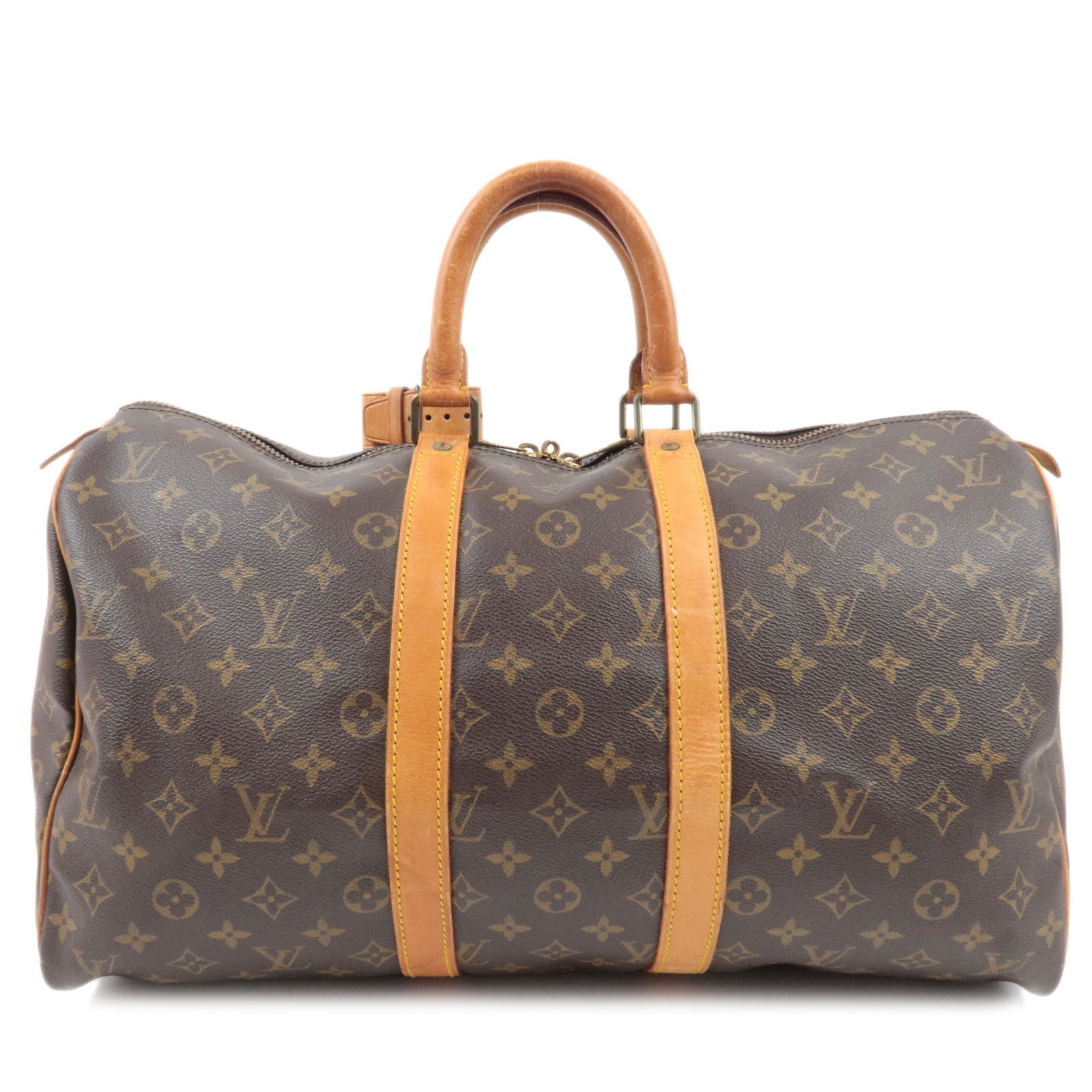 Louis Vuitton Monogram Keepall 45 Travel bag M41428 VI864 *Name tag, Poignet78444