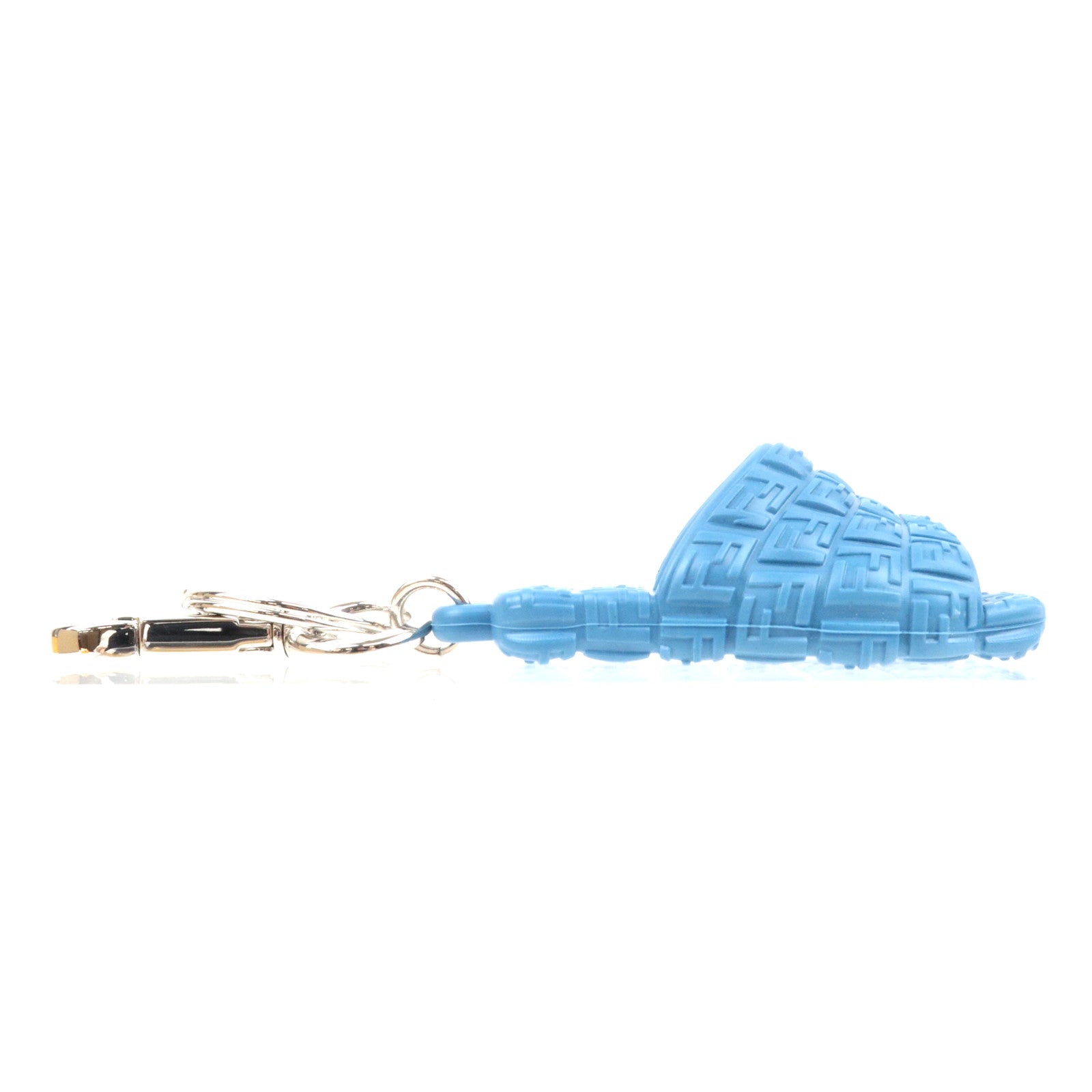 FENDI Zucca Sandal Shape Bag Charm Blue 7AP069 *Box, bag