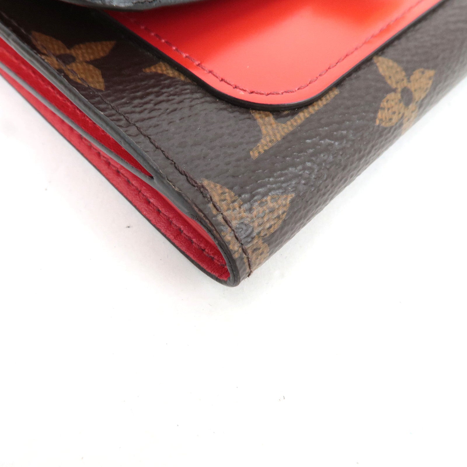 Louis Vuitton Monogram Portefeuille Flower Compact Wallet Coquelicot M62567 SP3198 *Box, Dust bag
