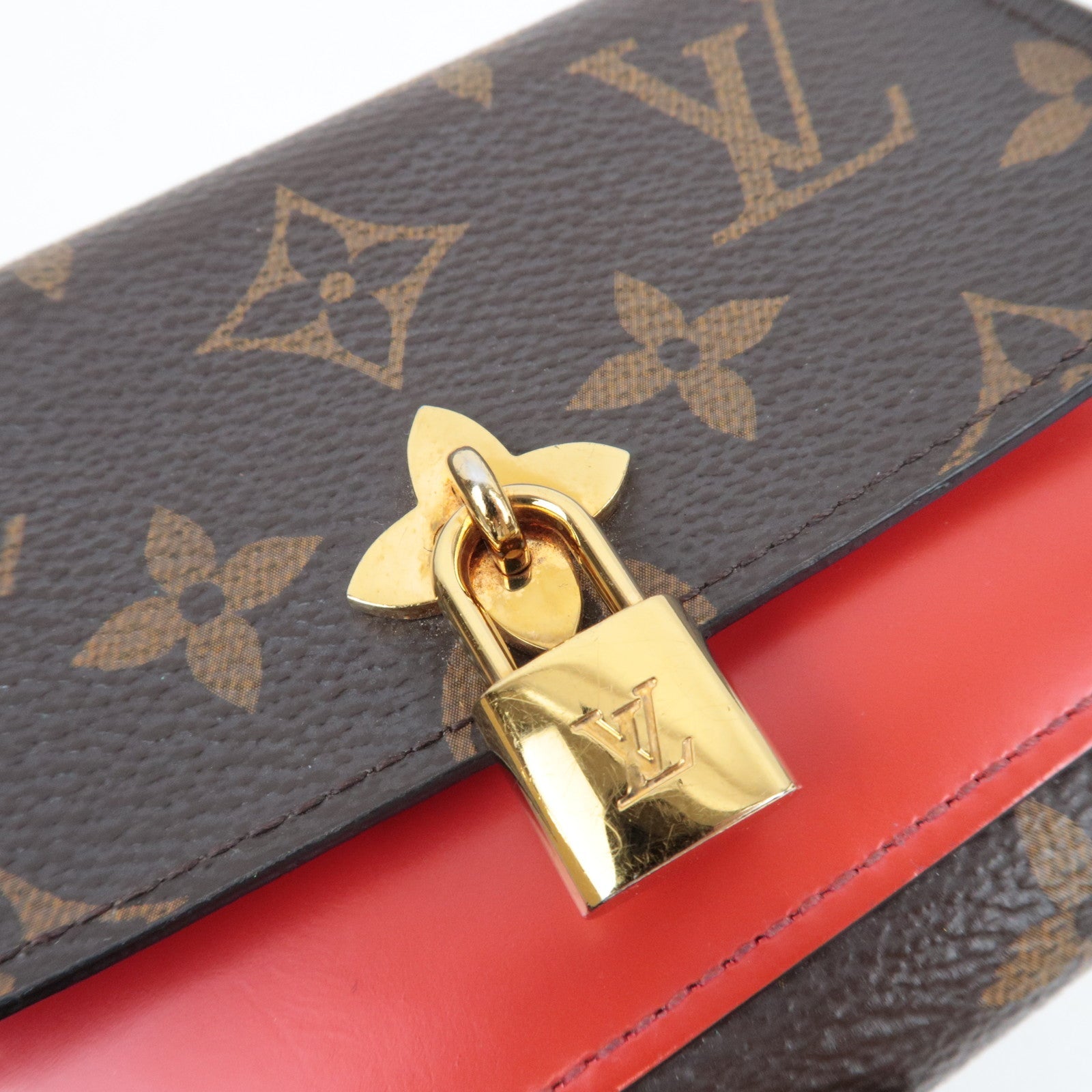 Louis Vuitton Monogram Portefeuille Flower Compact Wallet Coquelicot M62567 SP3198 *Box, Dust bag