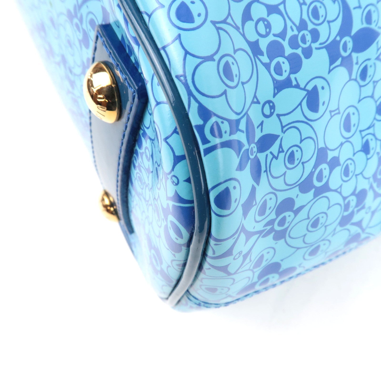 Louis Vuitton Cosmic Blossom PM Murakami Tote Bag Blue M93161 RC0170