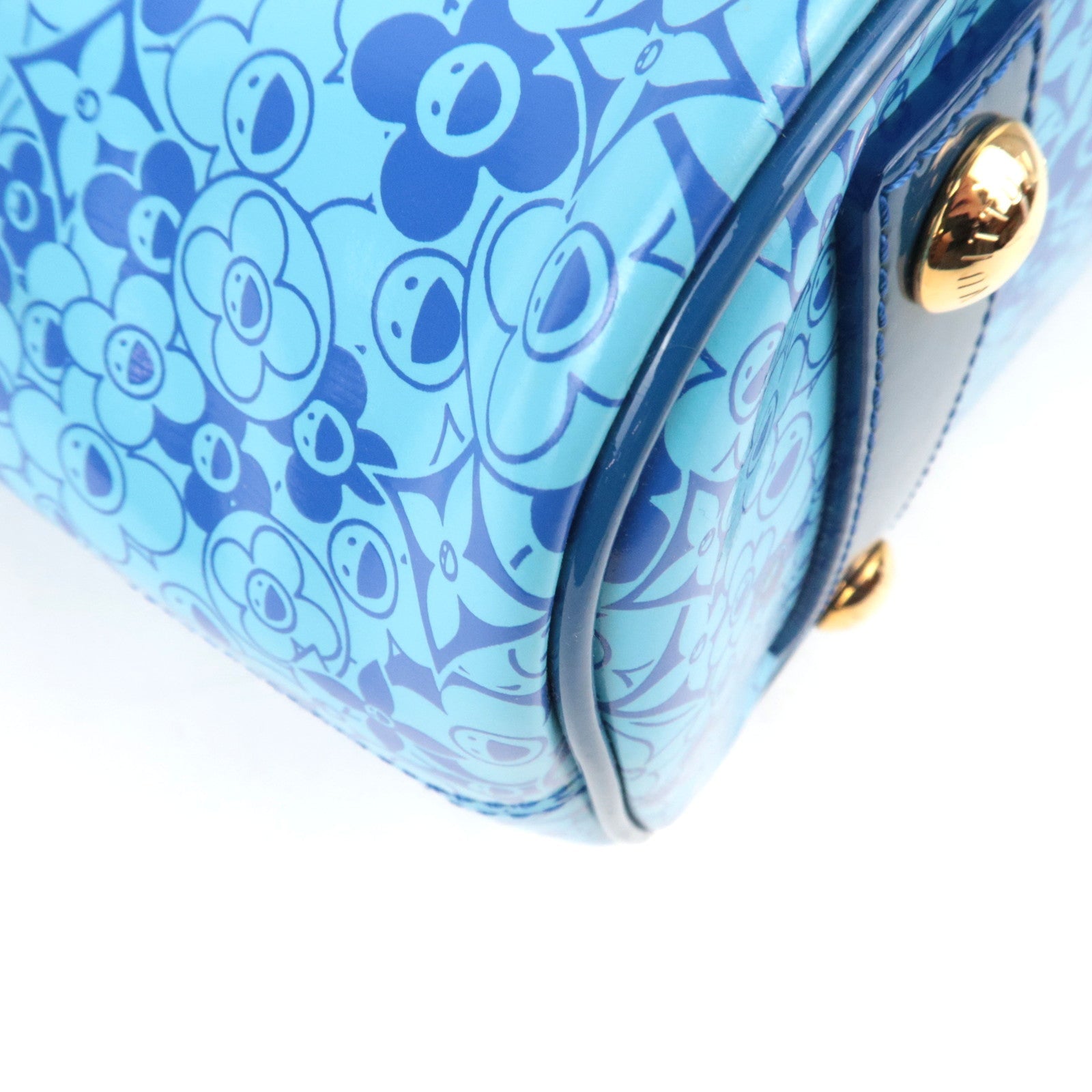 Louis Vuitton Cosmic Blossom PM Murakami Tote Bag Blue M93161 RC0170