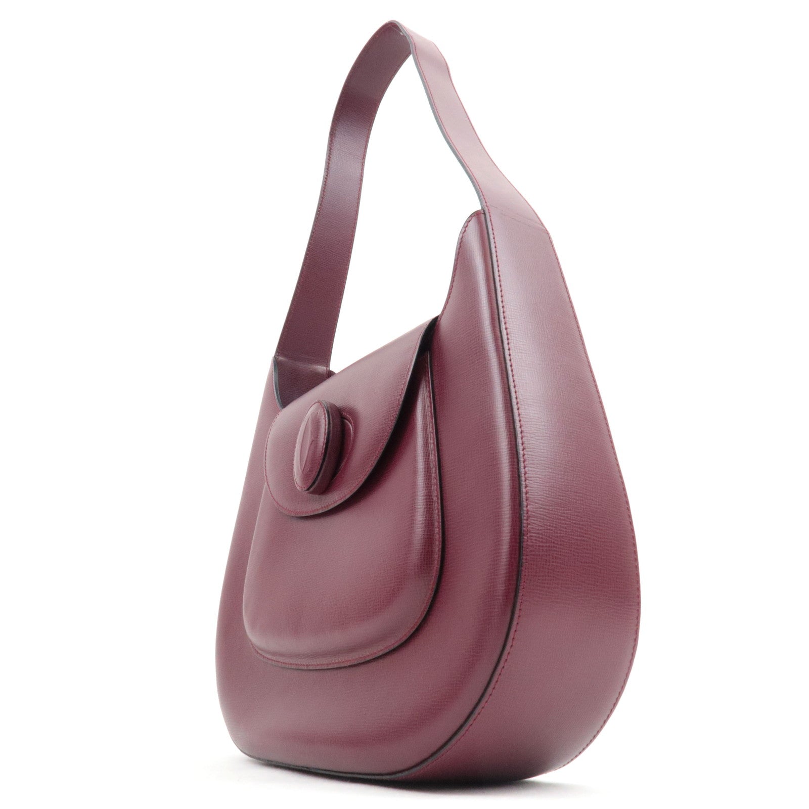 Cartier Must Line One-Shoulder Bag Leather Bordeaux
