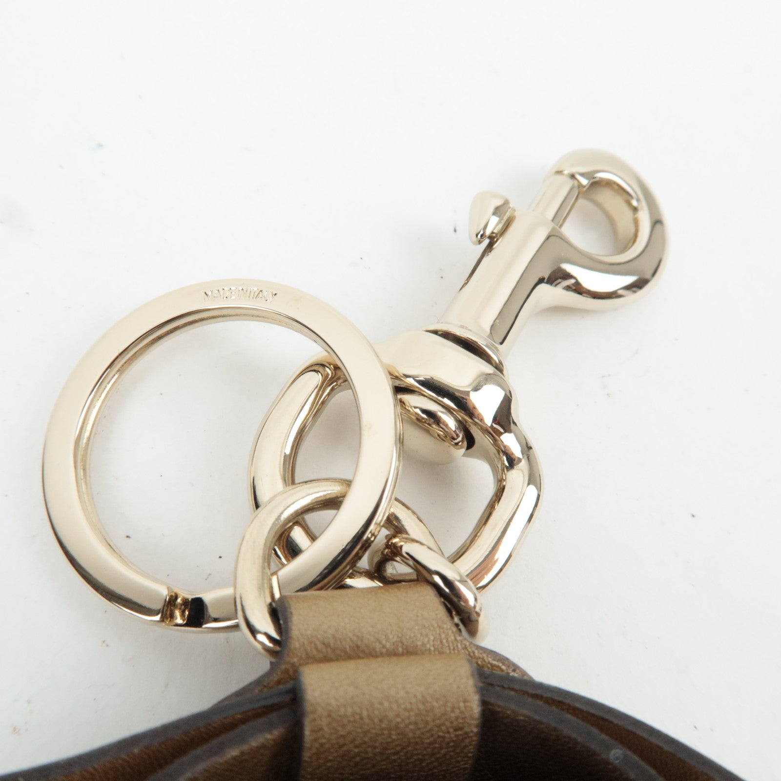 GUCCI GG Supreme GUCCIOLI Poodle Lulu Bag Charm GG Supreme Fur Brown *Box