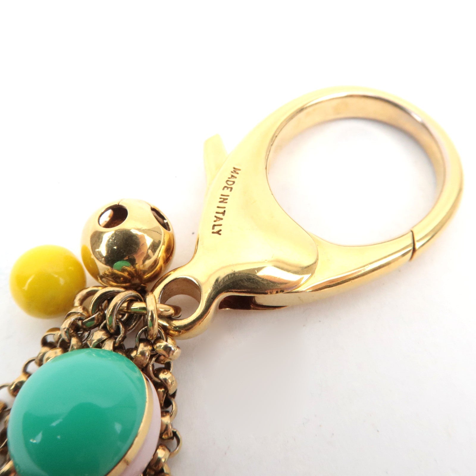 Louis Vuitton Porte Cles Grelot Bag Charm Metal Gold M62227