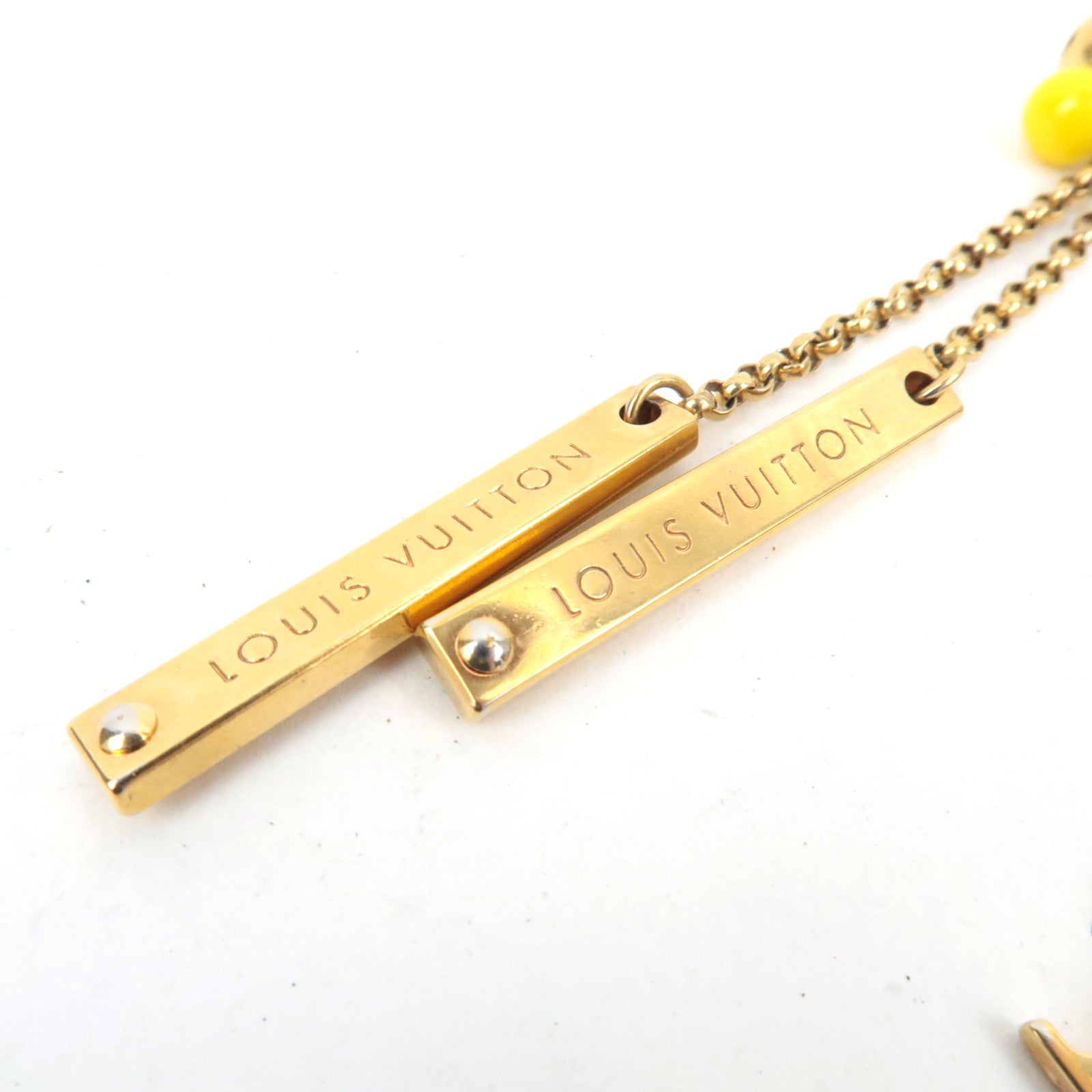 Louis Vuitton Porte Cles Grelot Bag Charm Metal Gold M62227