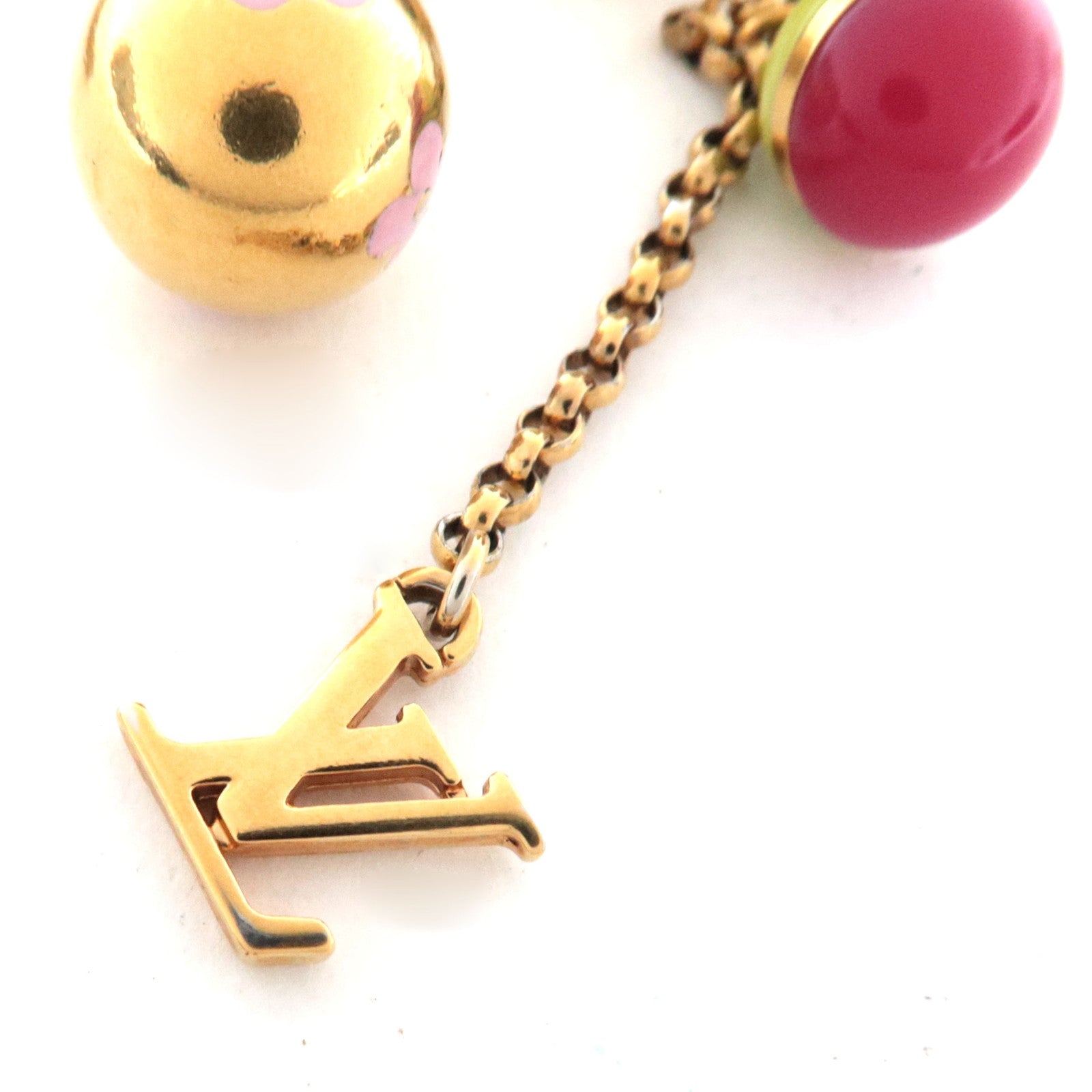 Louis Vuitton Porte Cles Grelot Bag Charm Metal Gold M62227