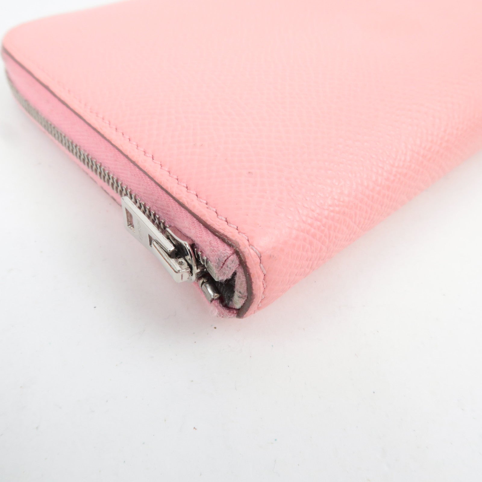 HERMES Azap Long Silkin Long Wallet Y Stamp (2020) Vaux Epsom Rose Confetti *Box