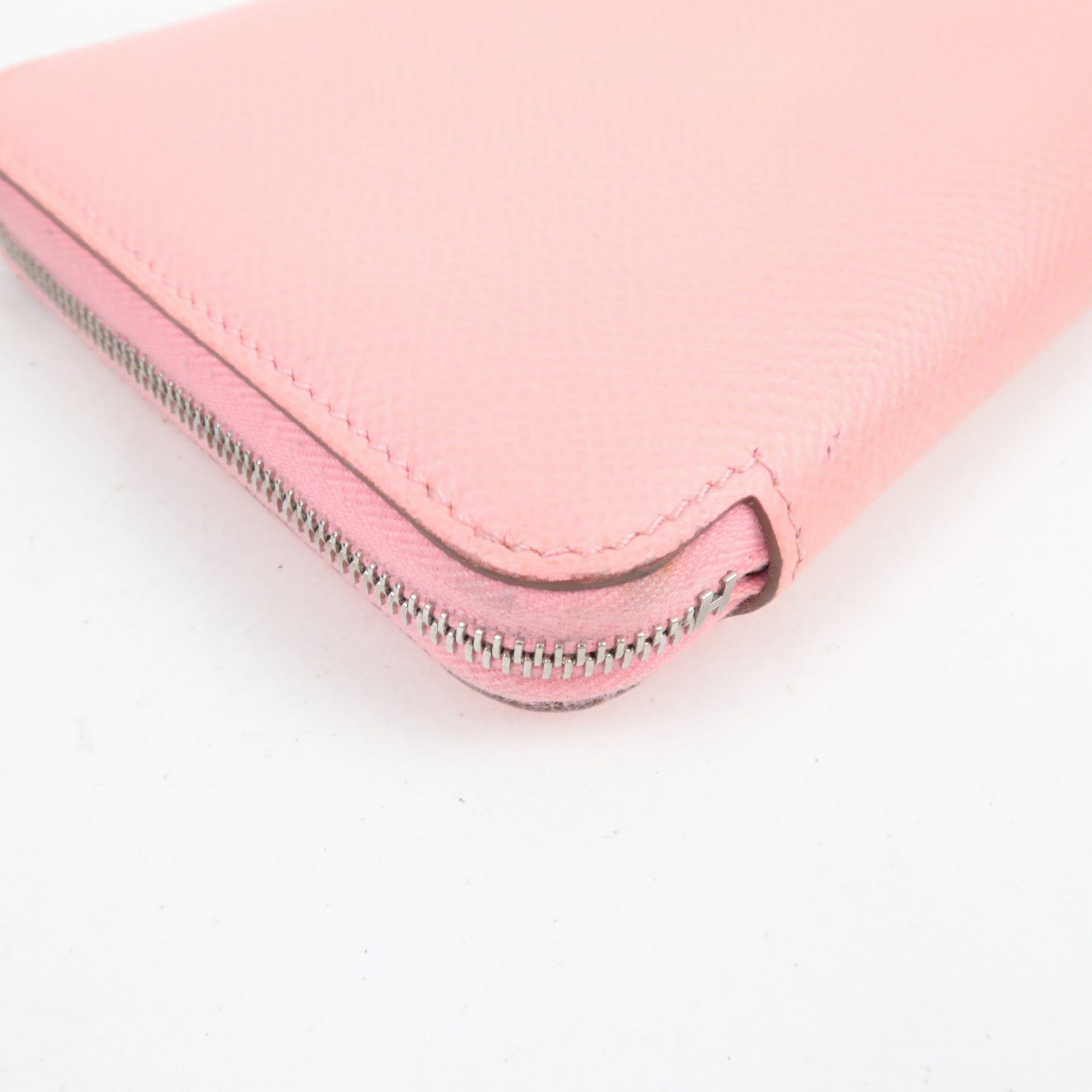 HERMES Azap Long Silkin Long Wallet Y Stamp (2020) Vaux Epsom Rose Confetti *Box