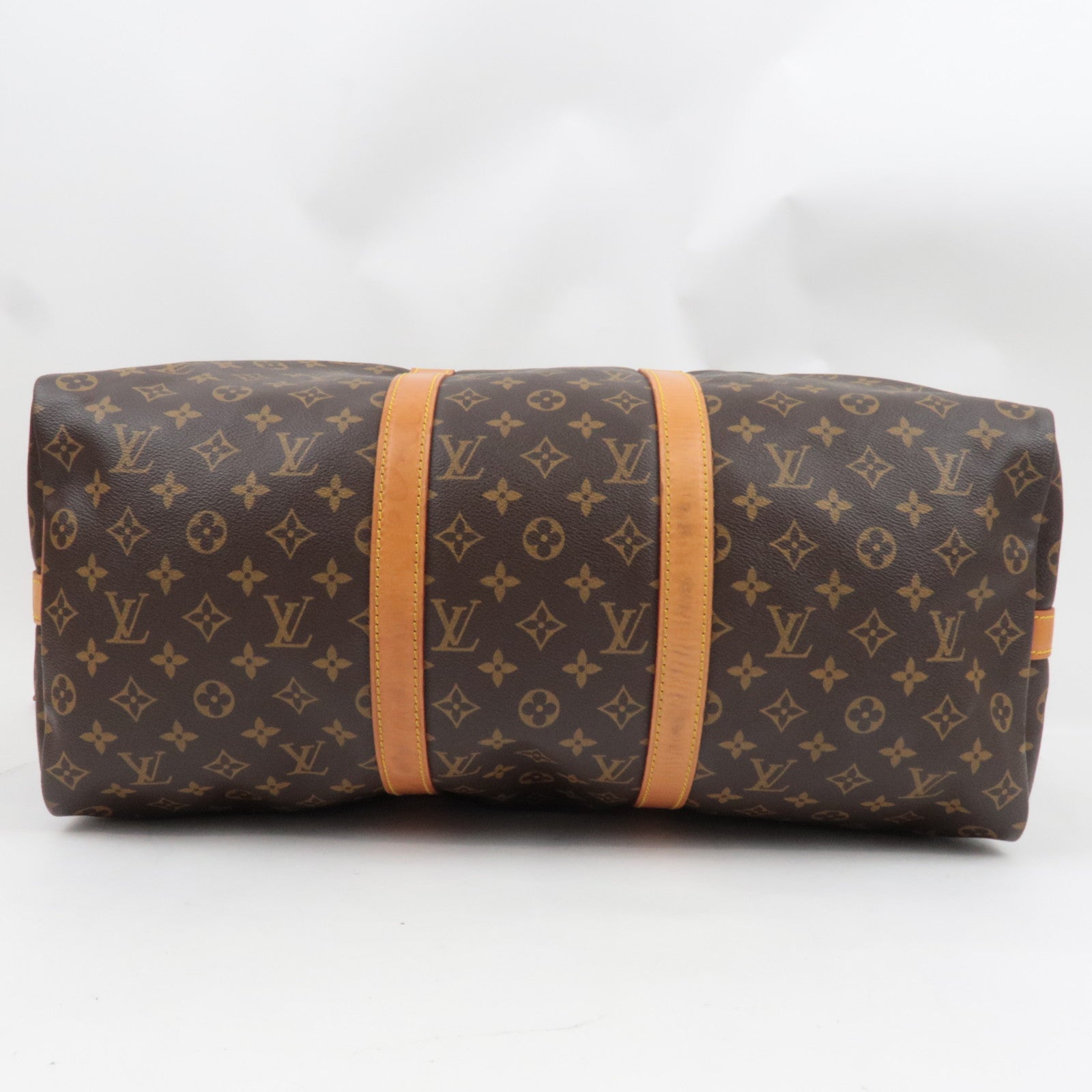 Louis Vuitton Monogram Keepall Bandouliere 50 Travel Bag M41416 VI884 *Strap, Name tag, Poignet