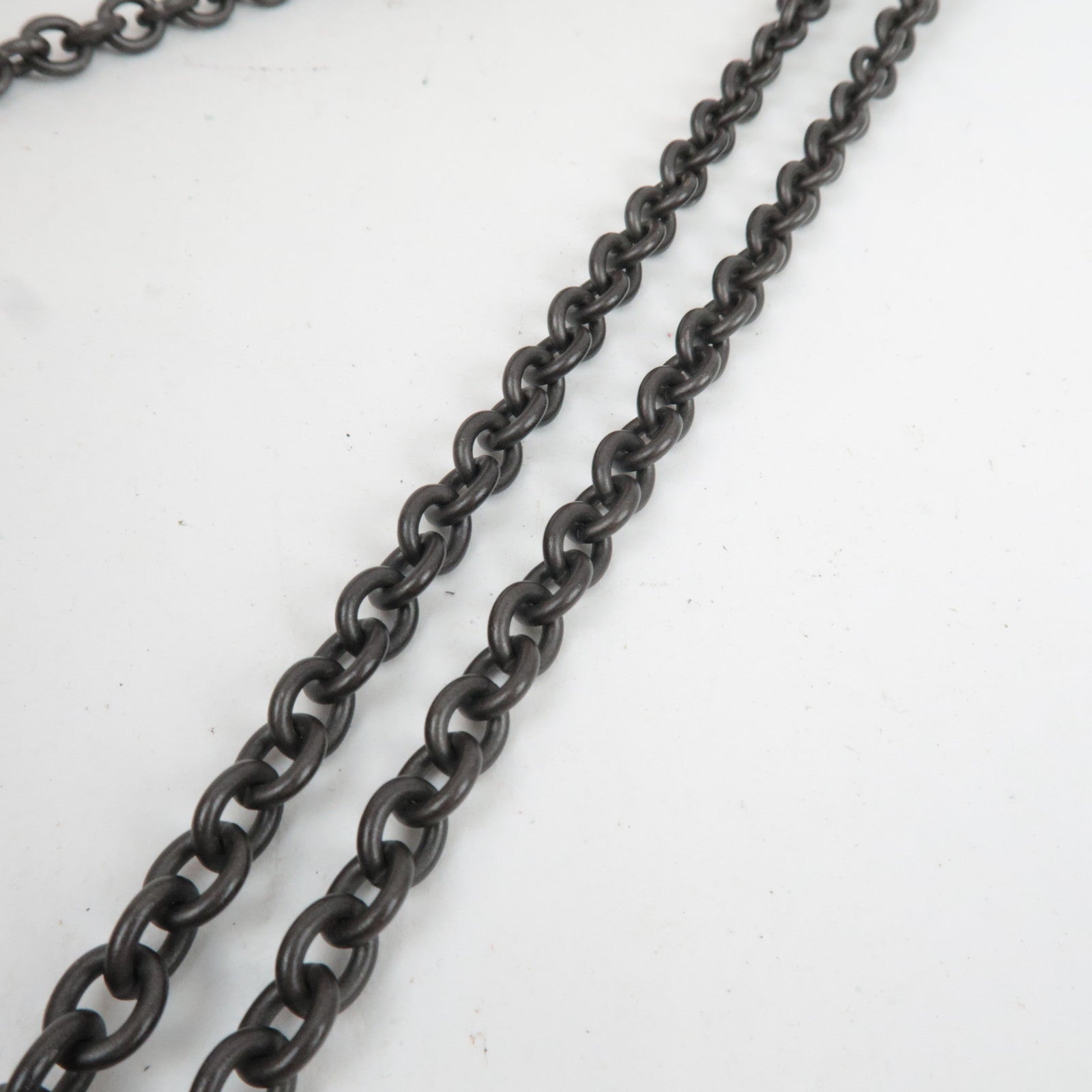 BOTTEGA VENETA Intrecciato Baby Olympia Chain Shoulder Bag Leather Black HDW 405739