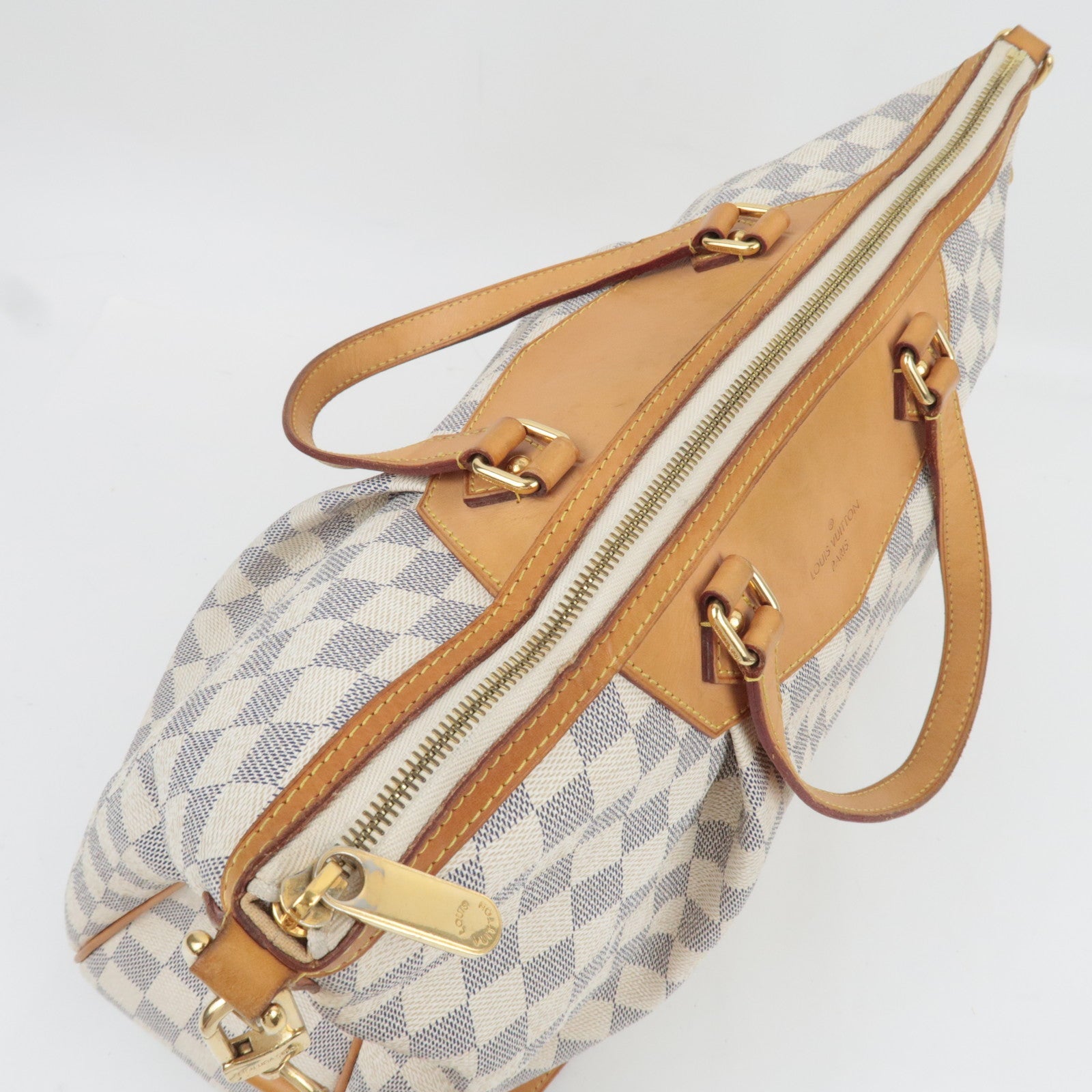 Louis Vuitton Damier Azur Siracusa GM Shoulder Bag N41111 SP2141 *Strap