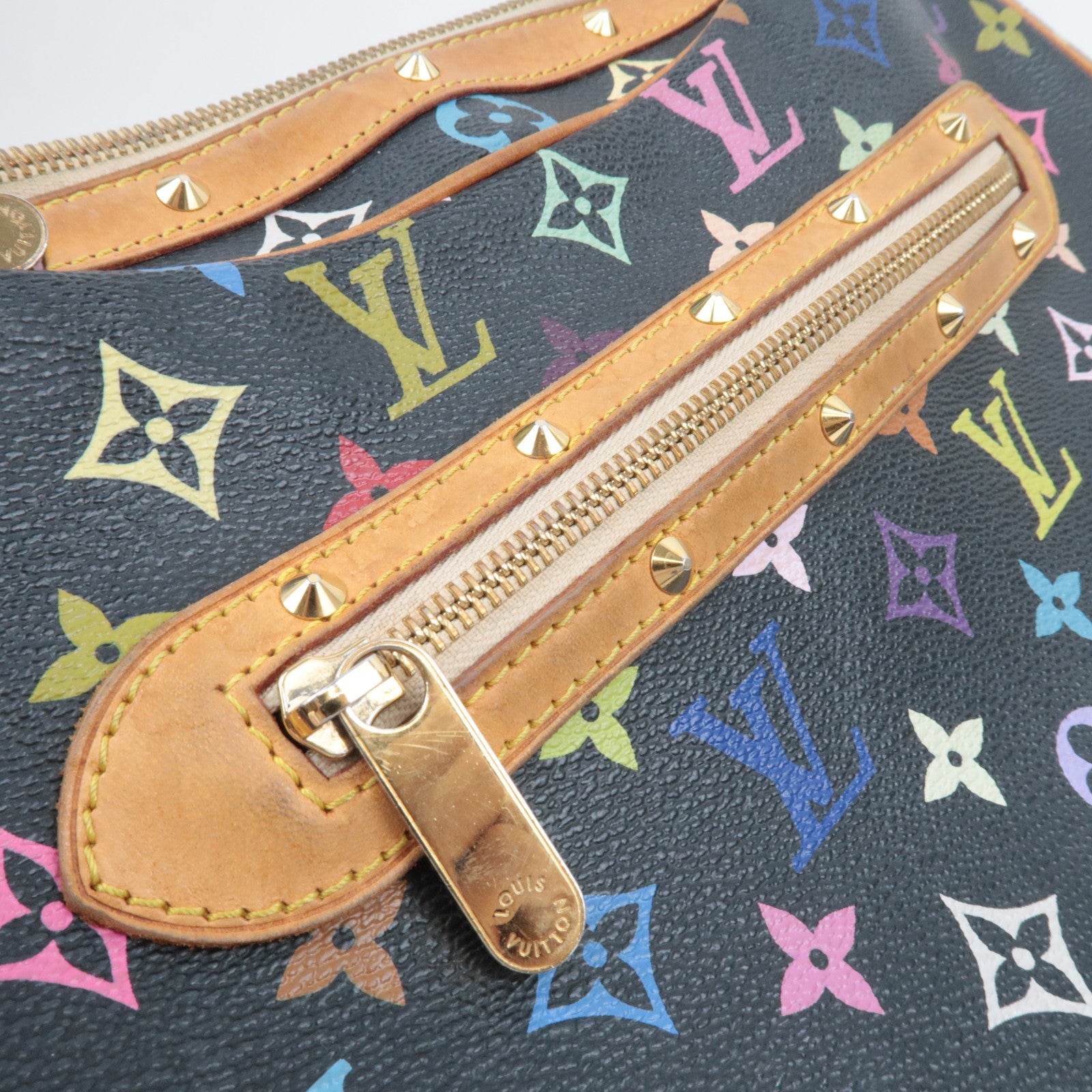 Louis Vuitton Monogram Multicolore Boulogne Shoulder Bag Noir M92638