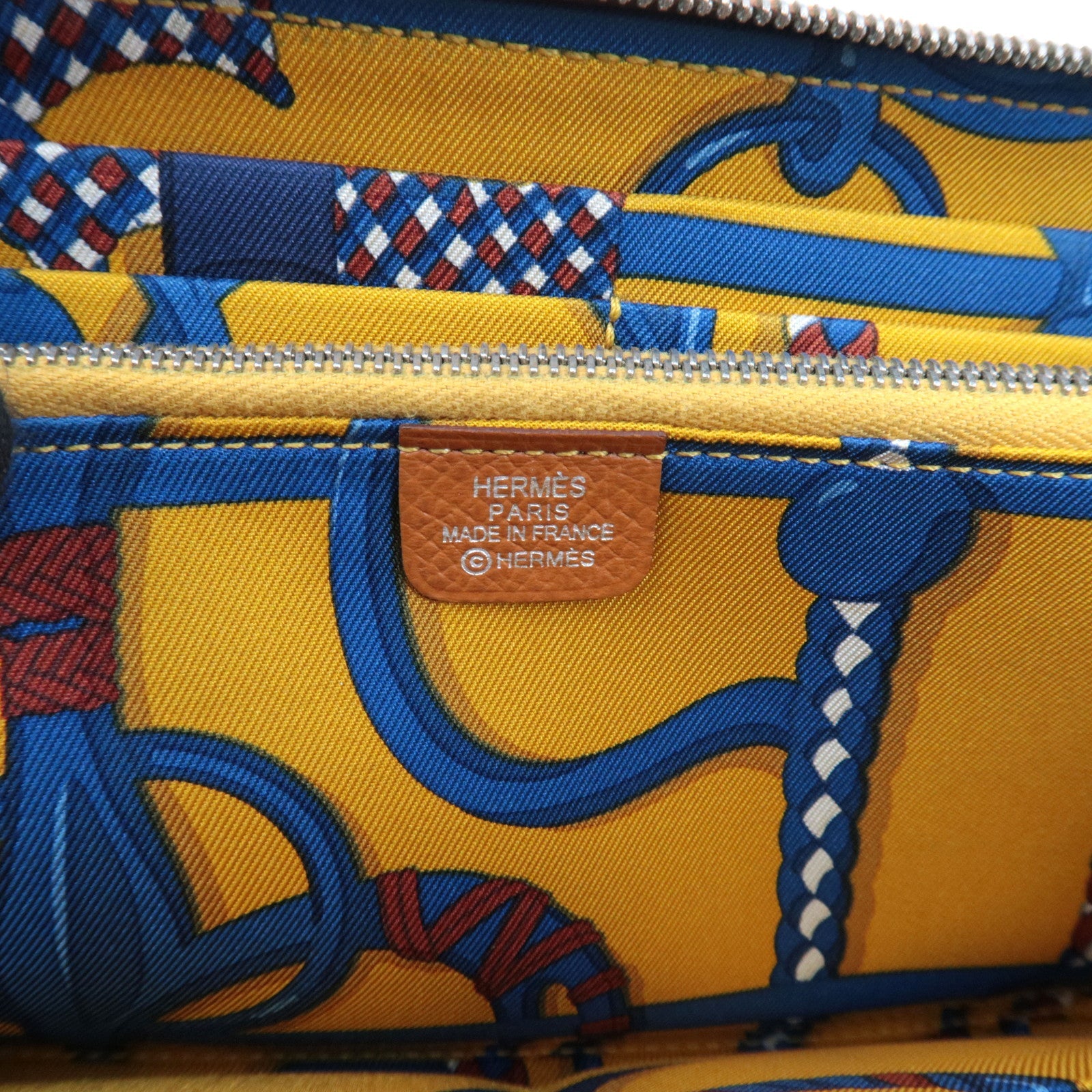 HERMES Azap Long Silkin Long Wallet D Stamp(2019) Veau-Epsom Gold *Box