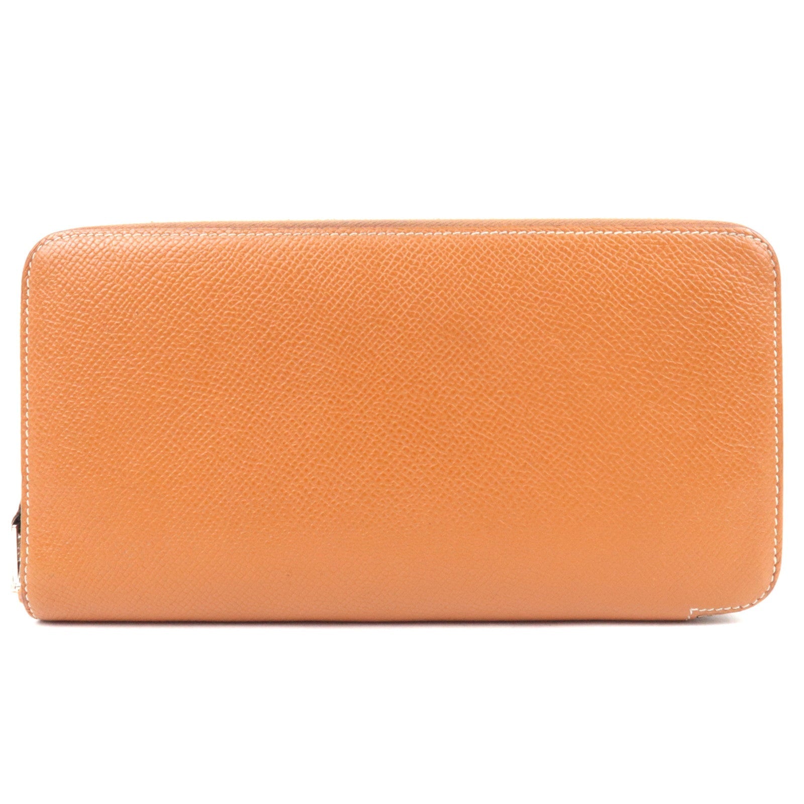 HERMES Azap Long Silkin Long Wallet D Stamp(2019) Veau-Epsom Gold *Box78579