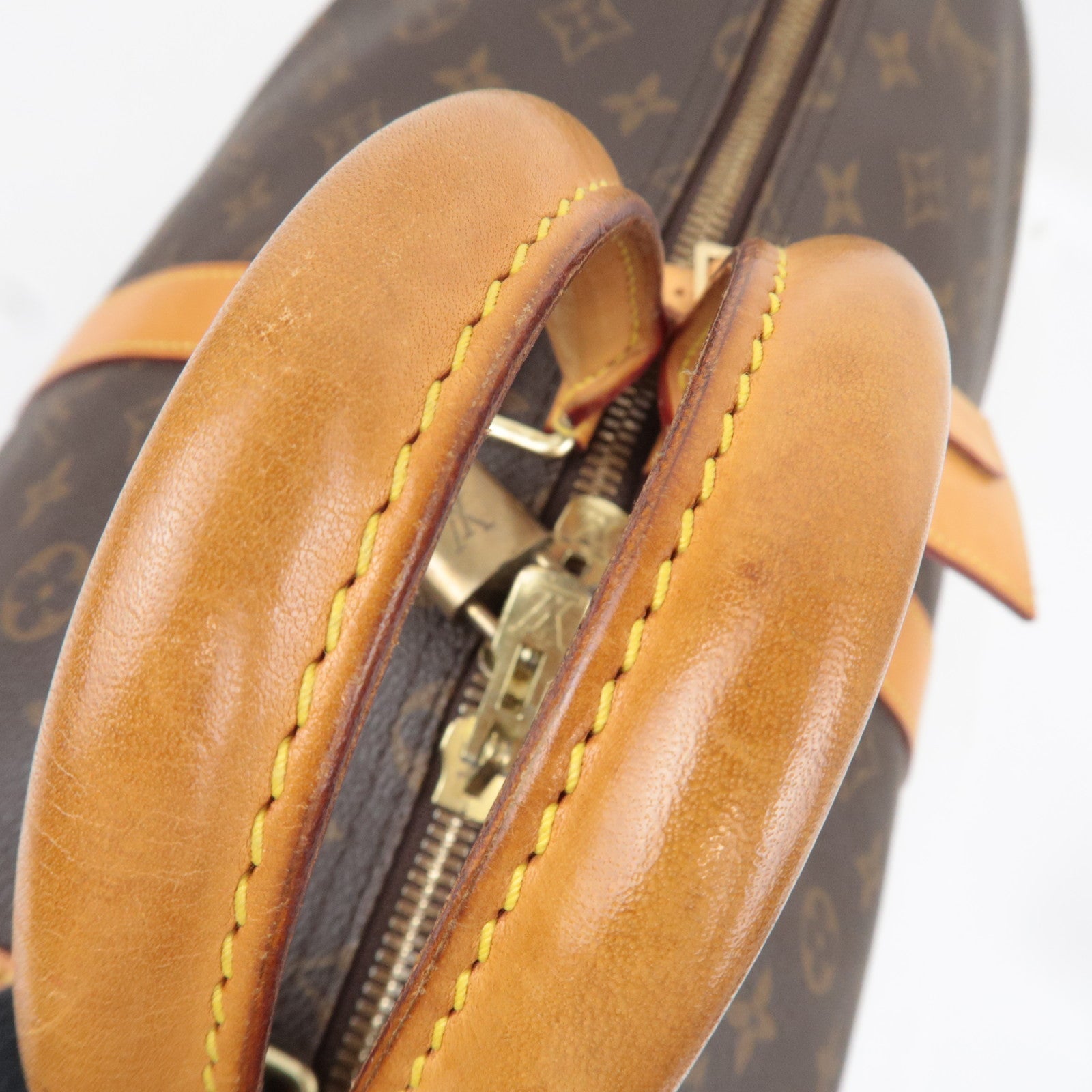 Louis Vuitton Monogram Keepall Bandouliere 50 Travel Bag M41416 DU1141 *Strap, Name tag, Lock