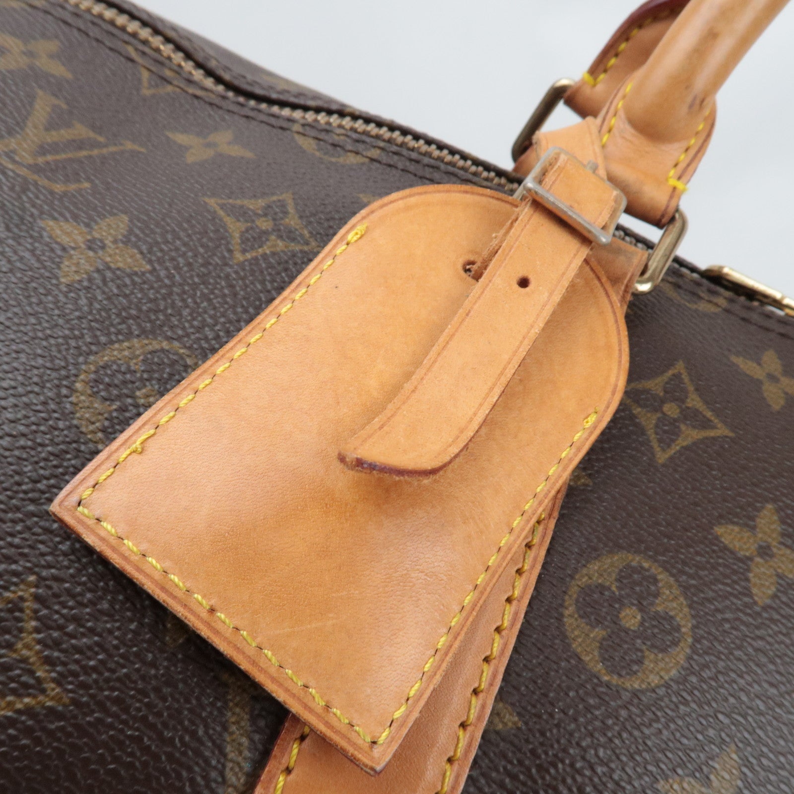Louis Vuitton Monogram Keepall Bandouliere 55 Travel Bag M41414 VI0942 *Strap, Name tag, Poignet